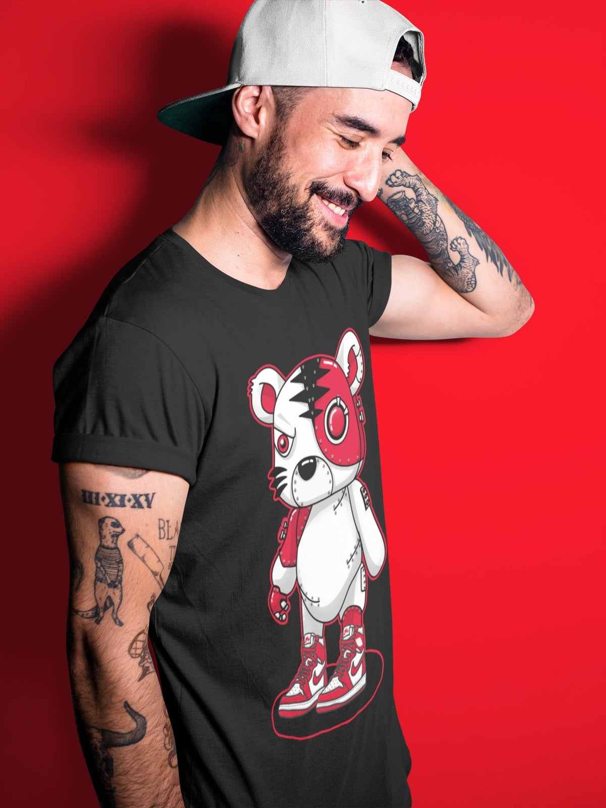 Jordan 1 Newstalgia Sneaker Matching T-Shirt Cyborg Tiger Sneaker Tees Jordan 1 Newstalgia Sneaker Release Tees Crew Neck Tees
