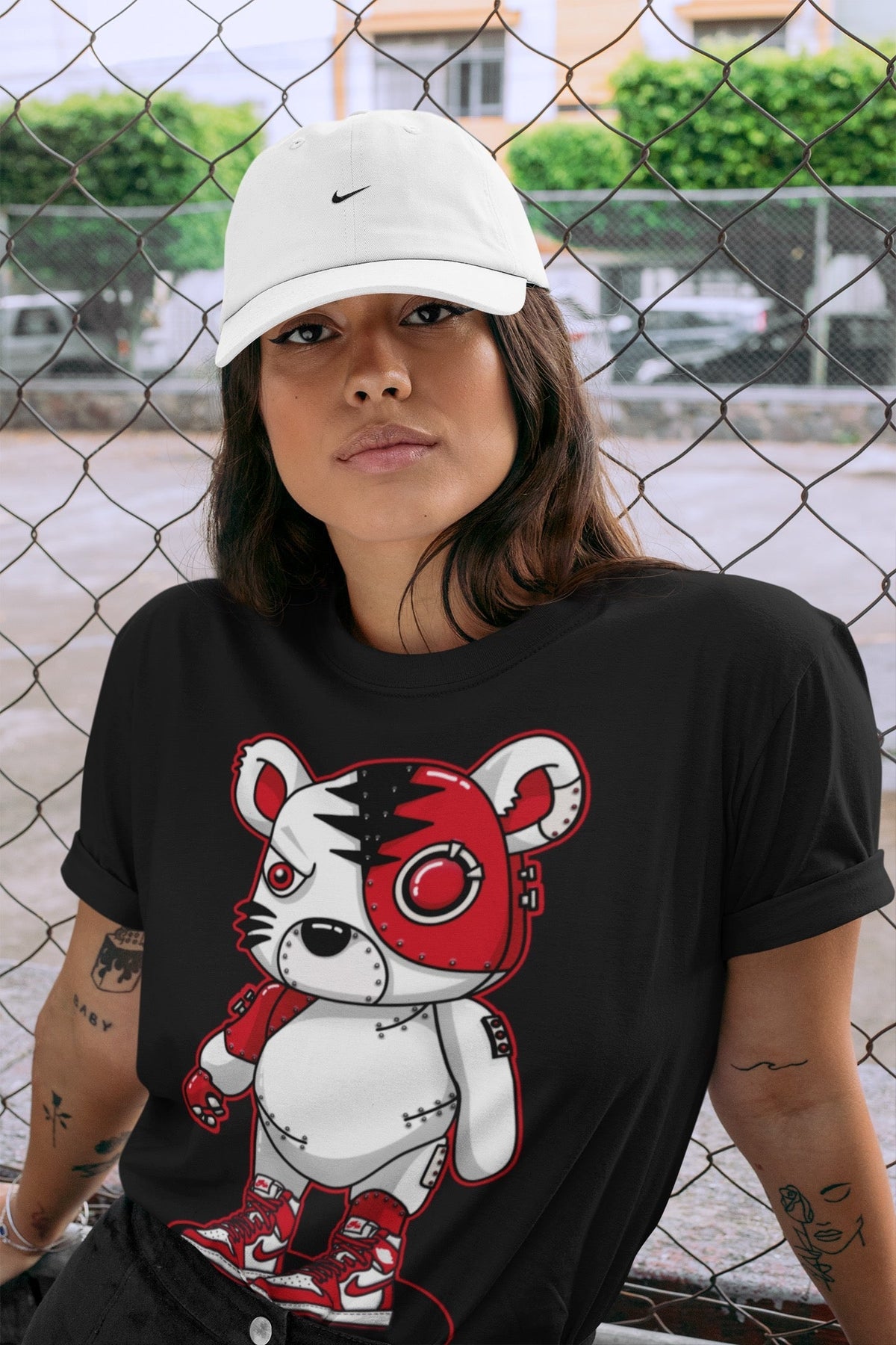 Jordan 1 Newstalgia Sneaker Matching T-Shirt Cyborg Tiger Sneaker Tees Jordan 1 Newstalgia Sneaker Release Tees Crew Neck Tees
