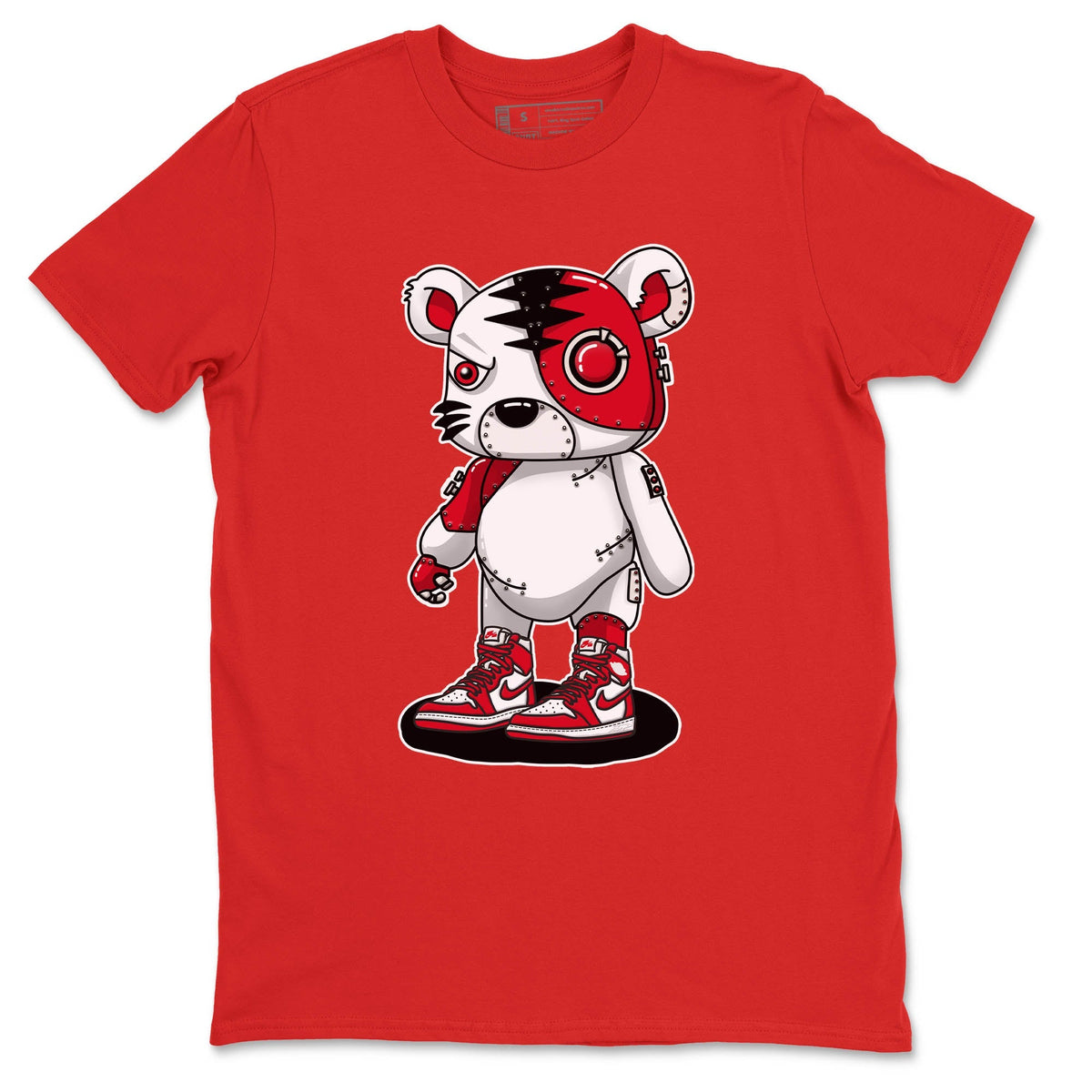 Jordan 1 Newstalgia Sneaker Matching T-Shirt Cyborg Tiger Sneaker Tees Jordan 1 Newstalgia Sneaker Release Tees Crew Neck Tees
