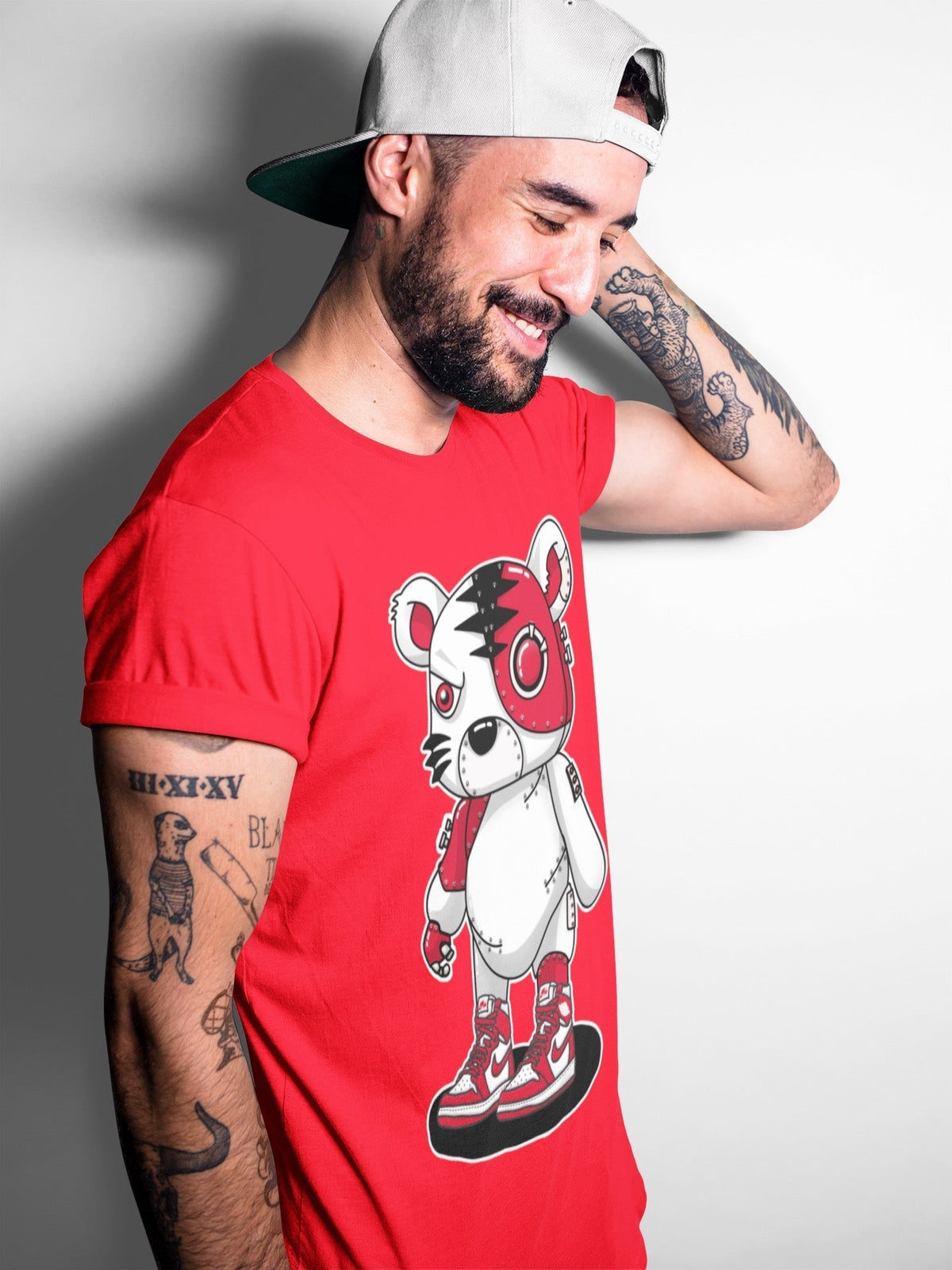 Jordan 1 Newstalgia Sneaker Matching T-Shirt Cyborg Tiger Sneaker Tees Jordan 1 Newstalgia Sneaker Release Tees Crew Neck Tees