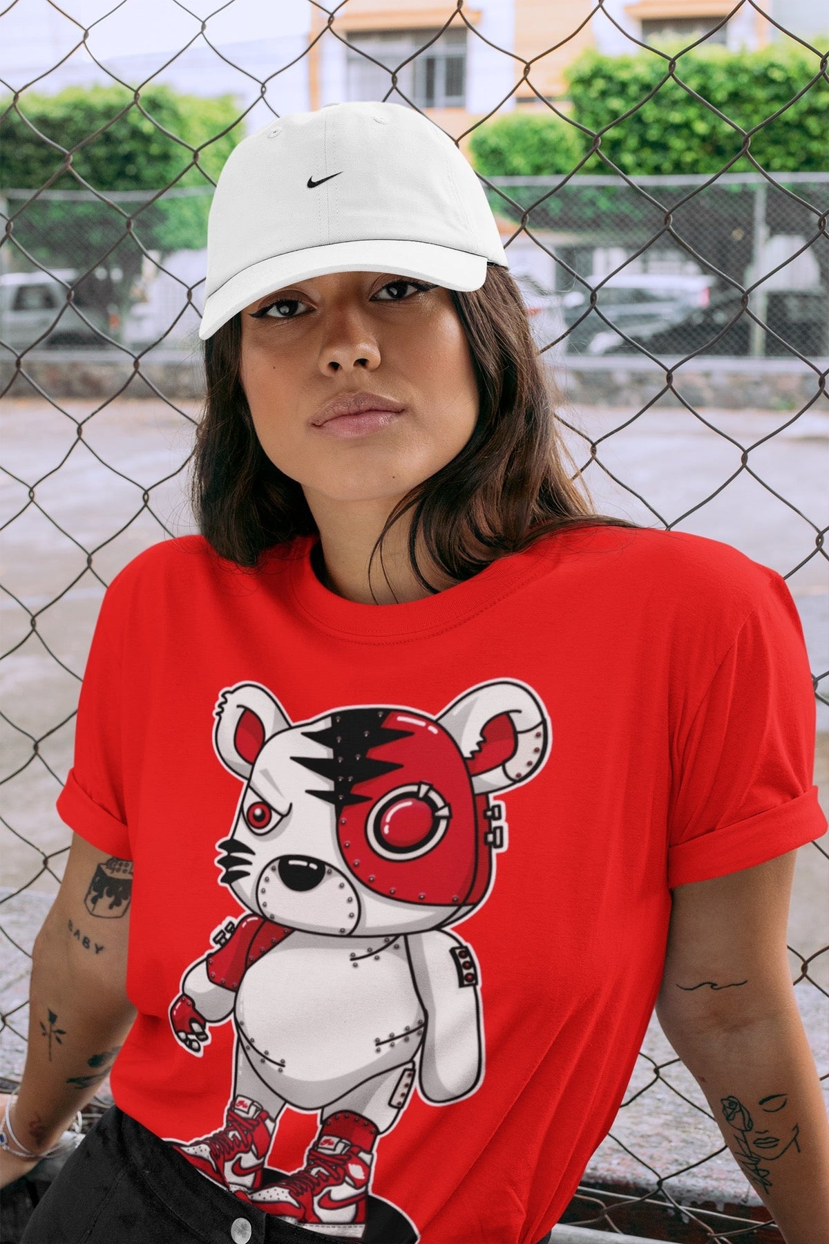 Jordan 1 Newstalgia Sneaker Matching T-Shirt Cyborg Tiger Sneaker Tees Jordan 1 Newstalgia Sneaker Release Tees Crew Neck Tees
