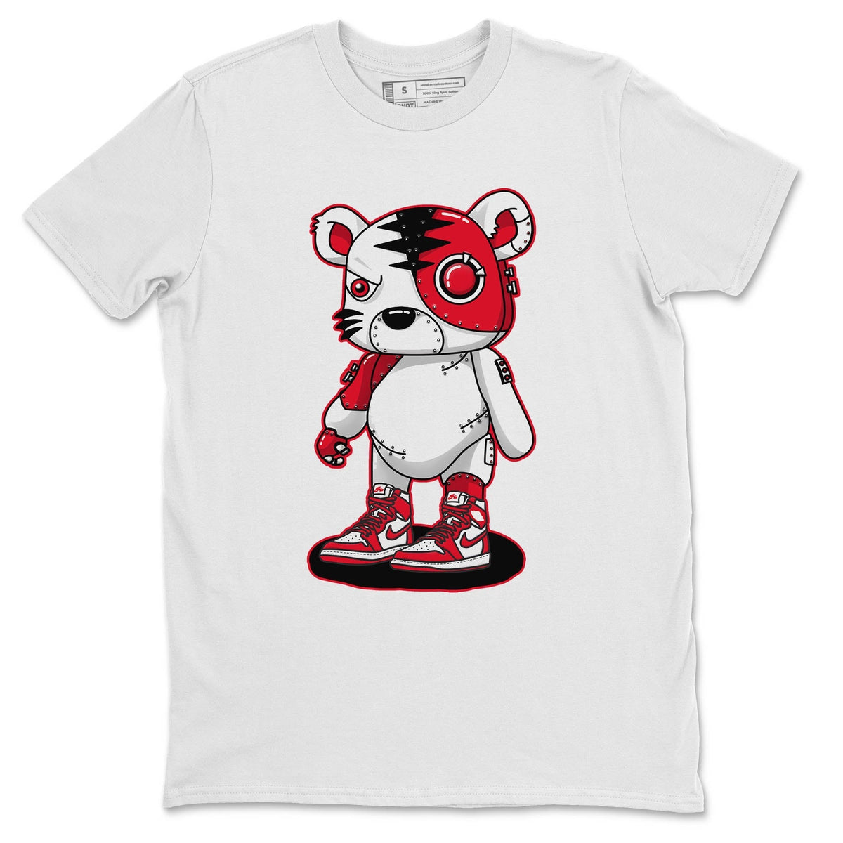 Jordan 1 Newstalgia Sneaker Matching T-Shirt Cyborg Tiger Sneaker Tees Jordan 1 Newstalgia Sneaker Release Tees Crew Neck Tees