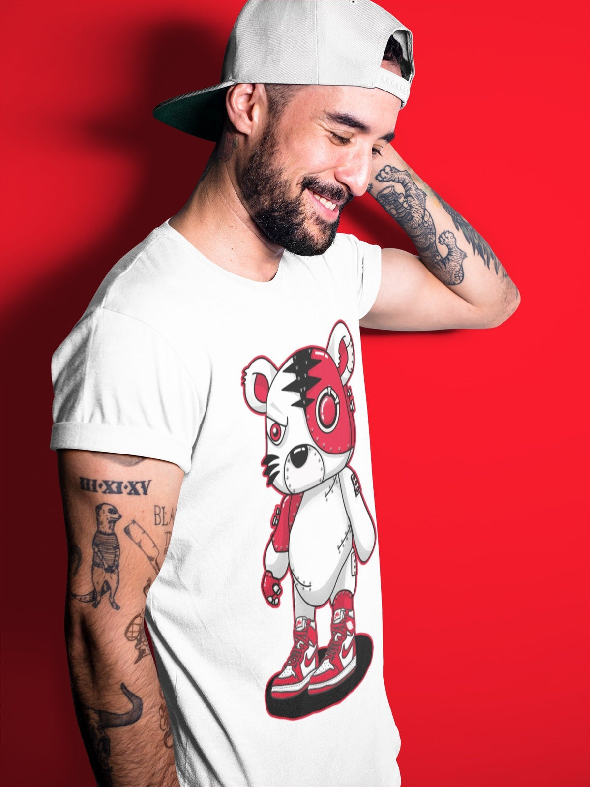 Jordan 1 Newstalgia Sneaker Matching T-Shirt Cyborg Tiger Sneaker Tees Jordan 1 Newstalgia Sneaker Release Tees Crew Neck Tees