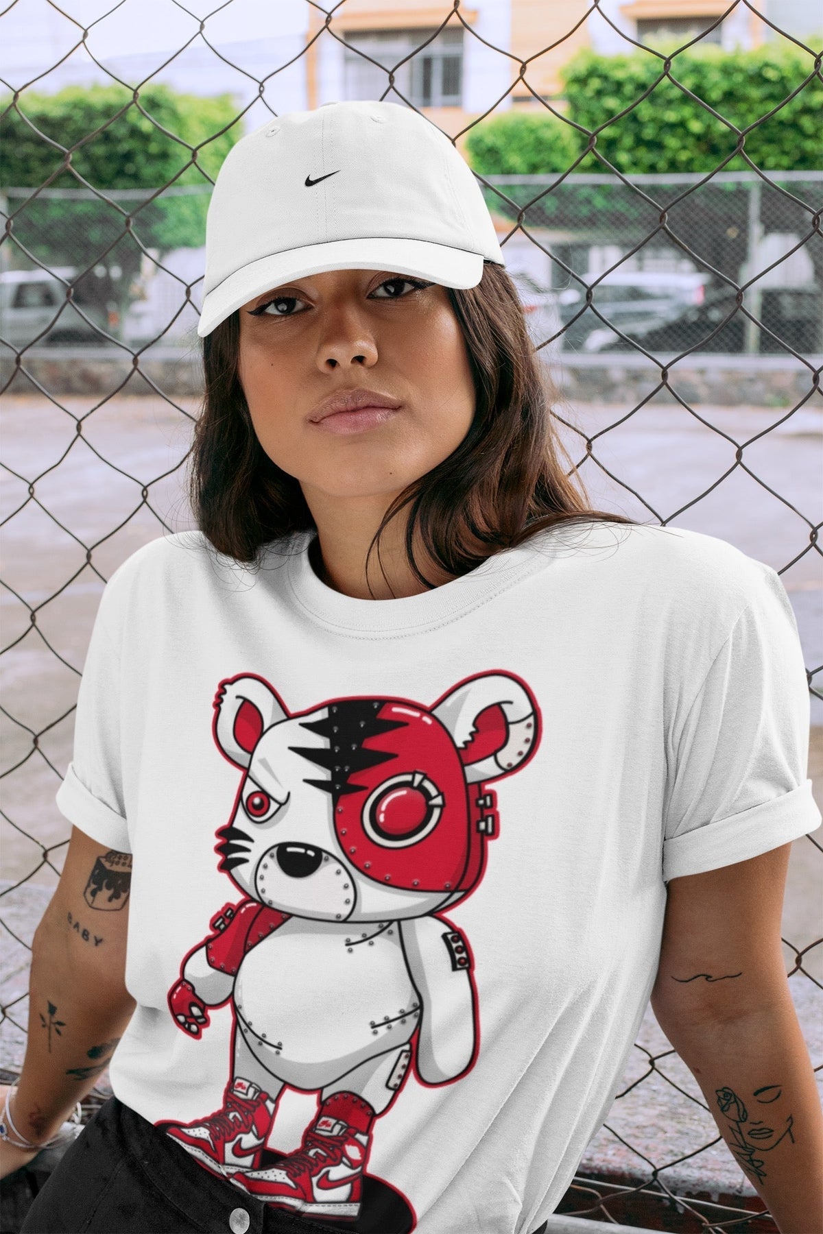 Jordan 1 Newstalgia Sneaker Matching T-Shirt Cyborg Tiger Sneaker Tees Jordan 1 Newstalgia Sneaker Release Tees Crew Neck Tees