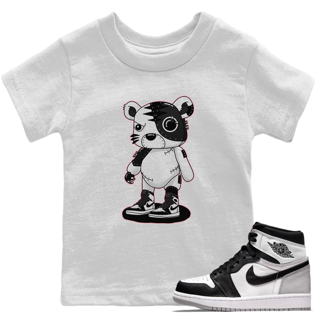 Jordan 1 Stage Haze Sneaker Matching T-Shirt Cyborg Tiger Sneaker Tees Jordan 1 Stage Haze Sneaker Release Tees Kids Shirts