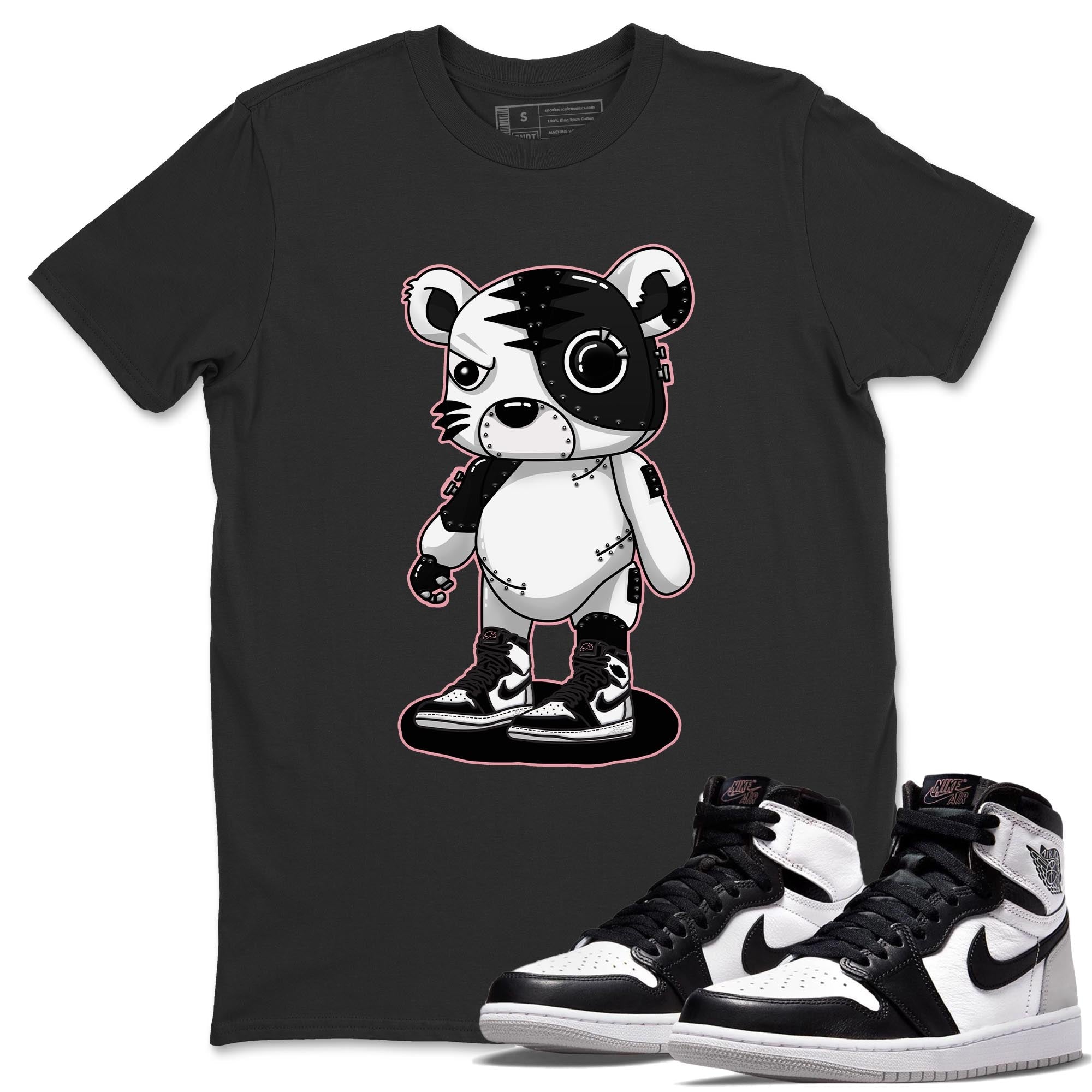 Jordan 1 Stage Haze Sneaker Matching T-Shirt Cyborg Tiger Sneaker Tees Jordan 1 Stage Haze Sneaker Release Tees Crew Neck Tees