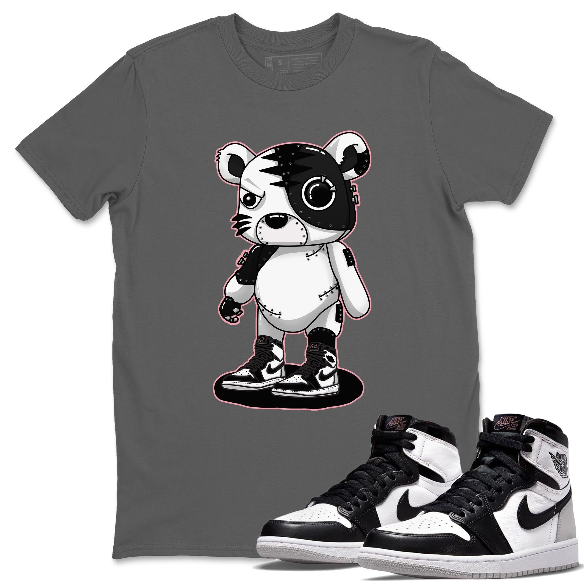 Jordan 1 Stage Haze Sneaker Matching T-Shirt Cyborg Tiger Sneaker Tees Jordan 1 Stage Haze Sneaker Release Tees Crew Neck Tees