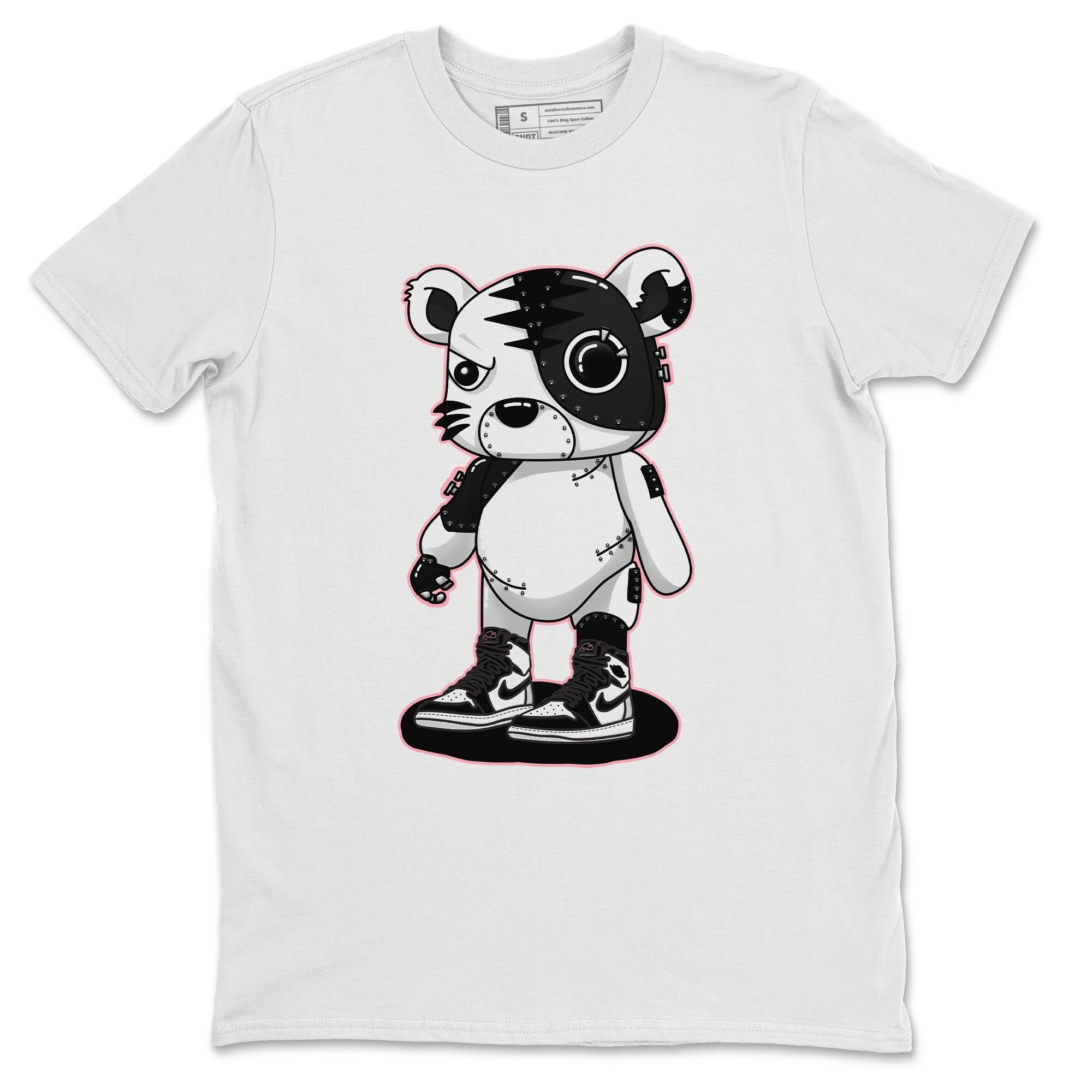 Jordan 1 Stage Haze Sneaker Matching T-Shirt Cyborg Tiger Sneaker Tees Jordan 1 Stage Haze Sneaker Release Tees Crew Neck Tees