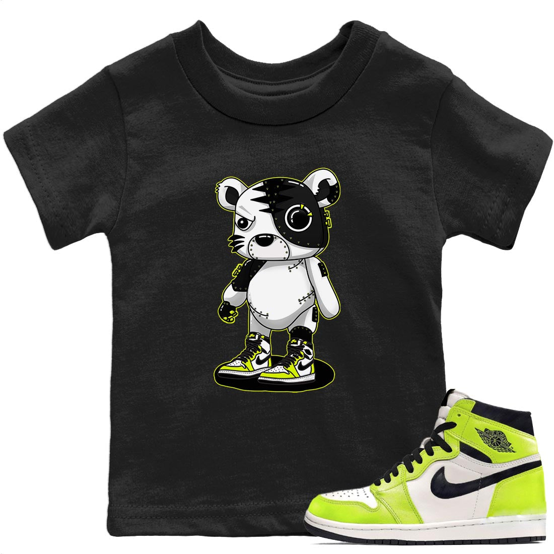 Jordan 1 Visionaire Sneaker Matching T-Shirt Cyborg Tiger Sneaker Tees Jordan 1 Visionaire Sneaker Release Tees Kids Shirts