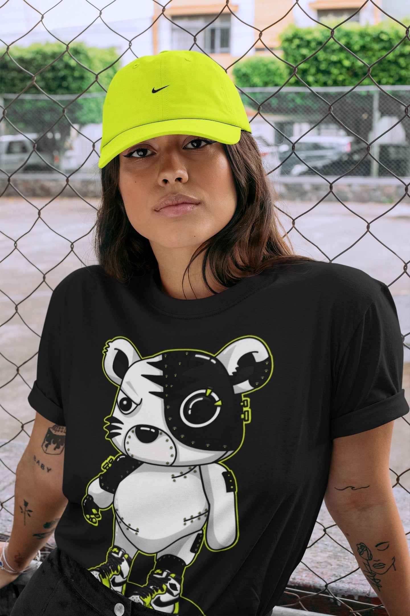 Jordan 1 Visionaire Sneaker Matching T-Shirt Cyborg Tiger Sneaker Tees Jordan 1 Visionaire Sneaker Release Tees Crew Neck Tees