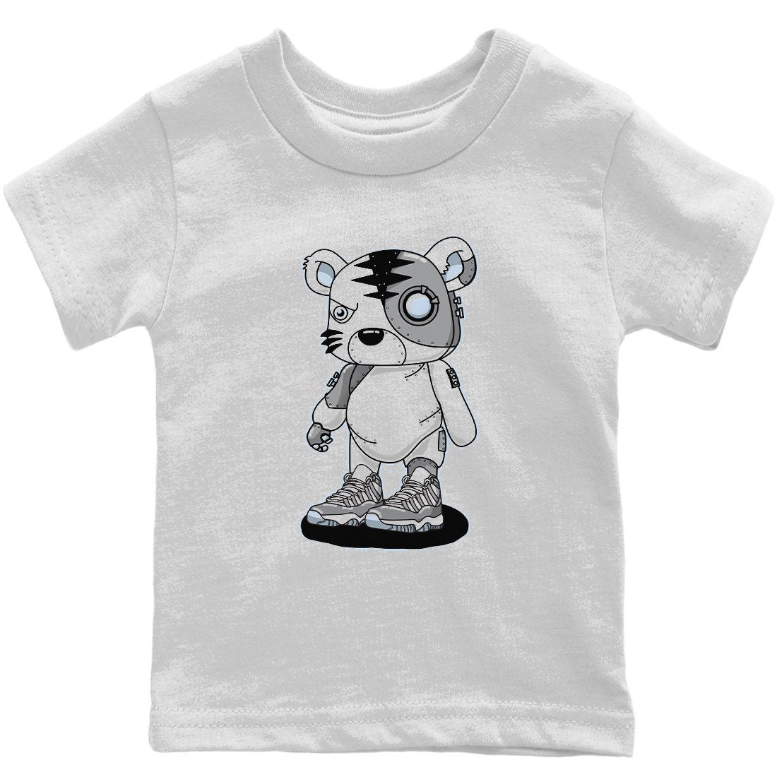 Jordan 11 Cool Grey Sneaker Matching T-Shirt Cyborg Tiger Sneaker Tees Jordan 11 Cool Grey Sneaker Release Tees Kids Shirts
