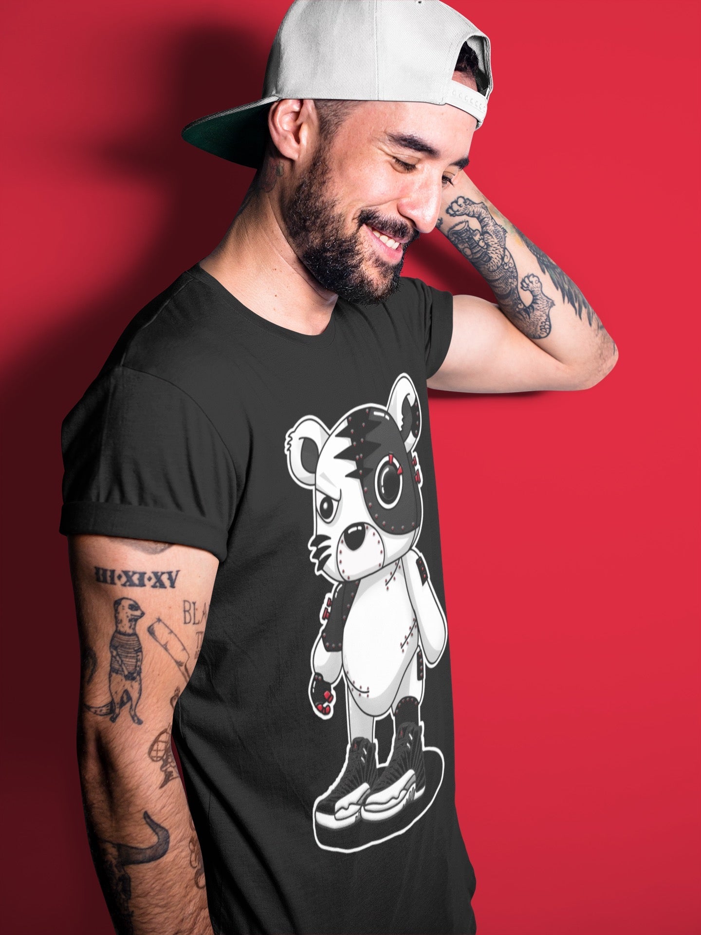 Jordan 12 Playoffs Shirt To Match Jordans Cyborg Tiger Sneaker Tees Jordan 12 Playoffs Drip Gear Zone Sneaker Matching Clothing Unisex Shirts