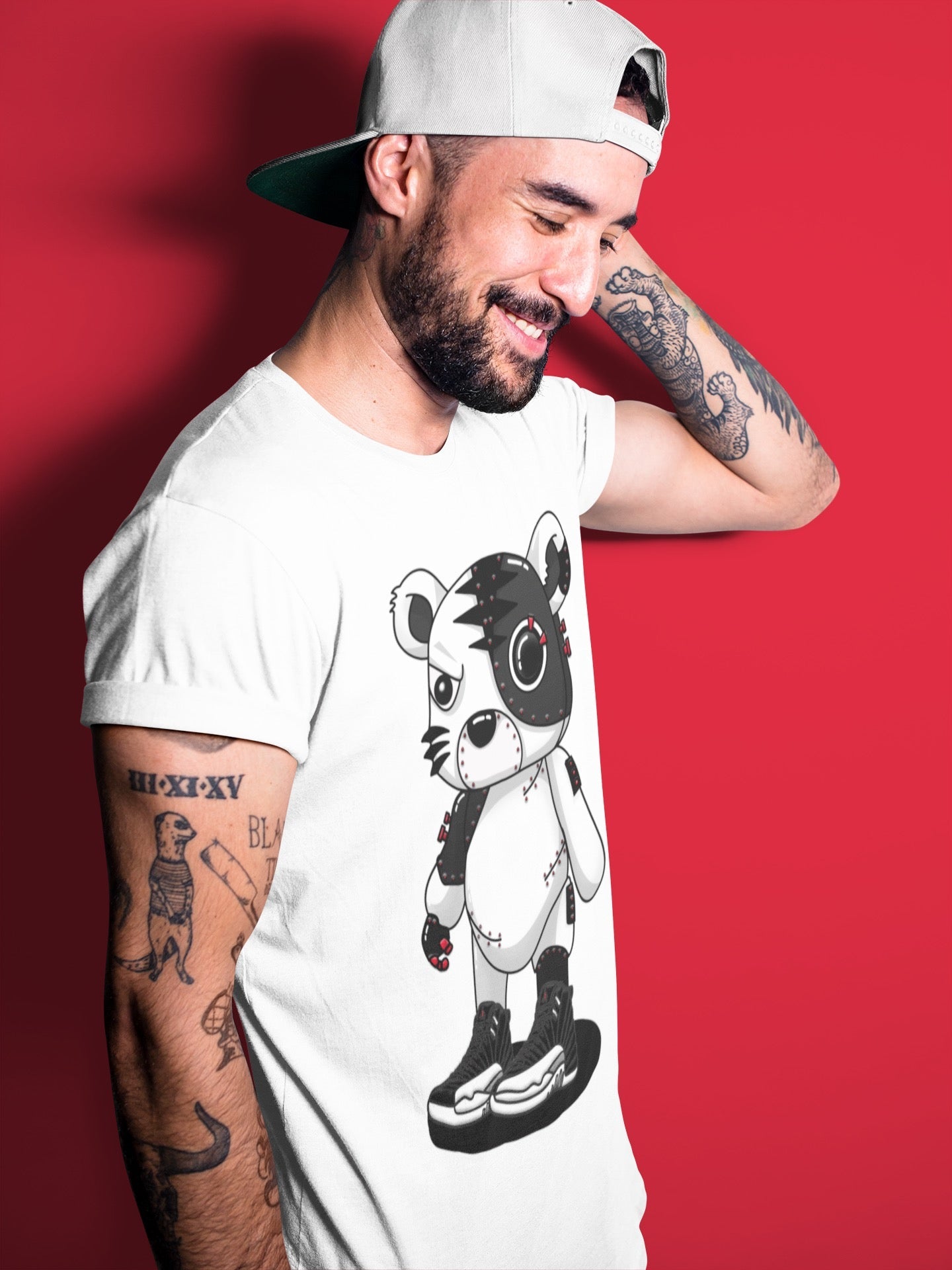 Jordan 12 Playoffs Shirt To Match Jordans Cyborg Tiger Sneaker Tees Jordan 12 Playoffs Drip Gear Zone Sneaker Matching Clothing Unisex Shirts