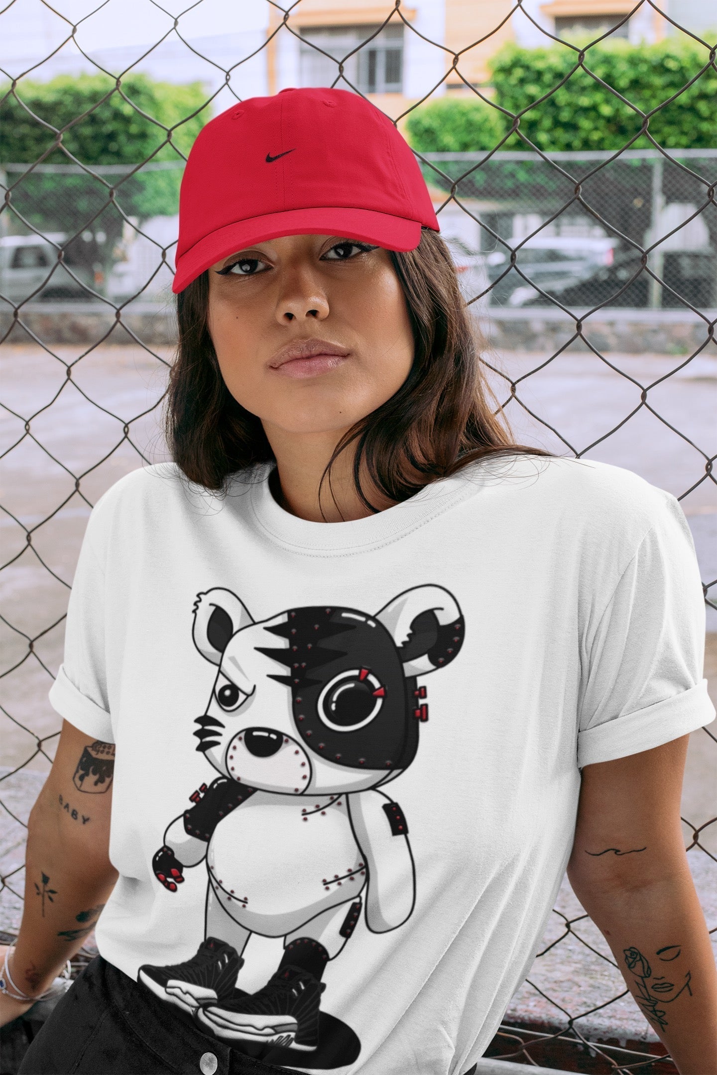 Jordan 12 Playoffs Shirt To Match Jordans Cyborg Tiger Sneaker Tees Jordan 12 Playoffs Drip Gear Zone Sneaker Matching Clothing Unisex Shirts