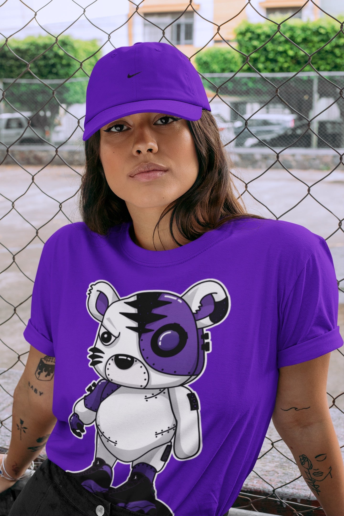 Jordan 13 Court Purple Shirt To Match Jordans Cyborg Tiger Sneaker Tees Jordan 13 Court Purple Drip Gear Zone Sneaker Matching Clothing Unisex Shirts