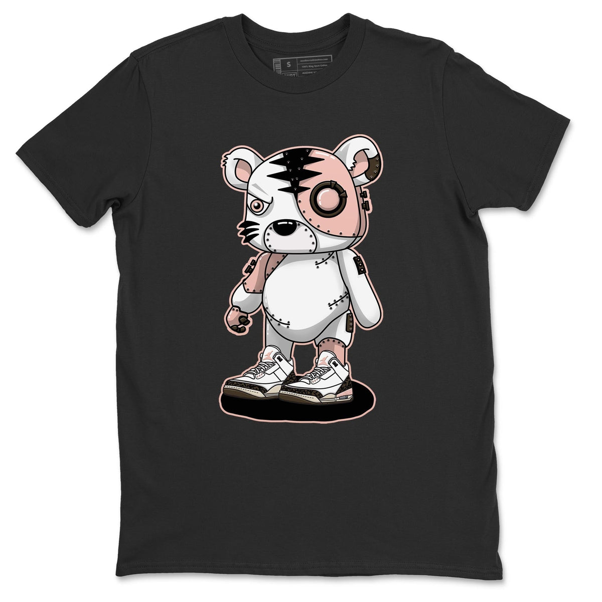 Jordan 3 Atmosphere Sneaker Matching T-Shirt Cyborg Tiger Sneaker Tees Jordan 3 Atmosphere Sneaker Release Tees Crew Neck Tees