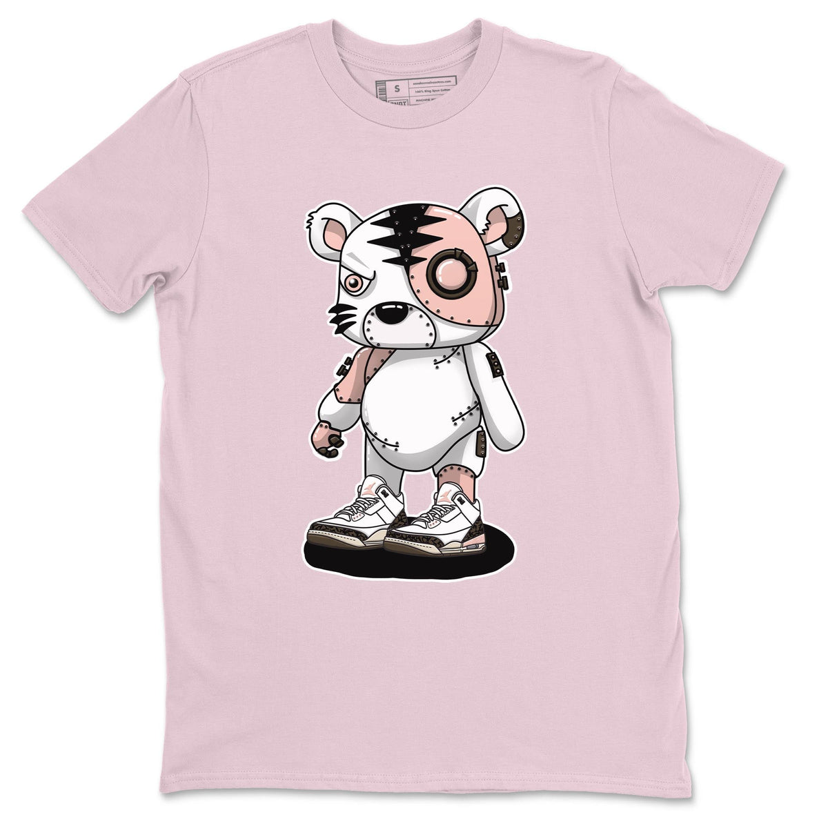 Jordan 3 Atmosphere Sneaker Matching T-Shirt Cyborg Tiger Sneaker Tees Jordan 3 Atmosphere Sneaker Release Tees Crew Neck Tees