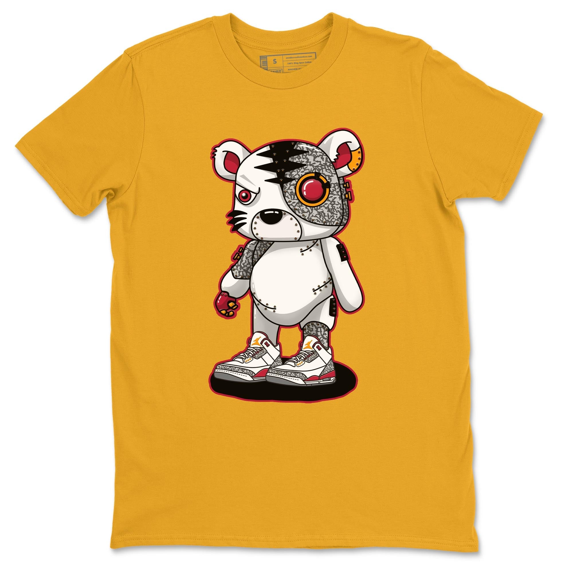 Jordan 3 Cardinal Shirt To Match Jordans Cyborg Tiger Sneaker Tees Jordan 3 Cardinal Drip Gear Zone Sneaker Matching Clothing Unisex Shirts