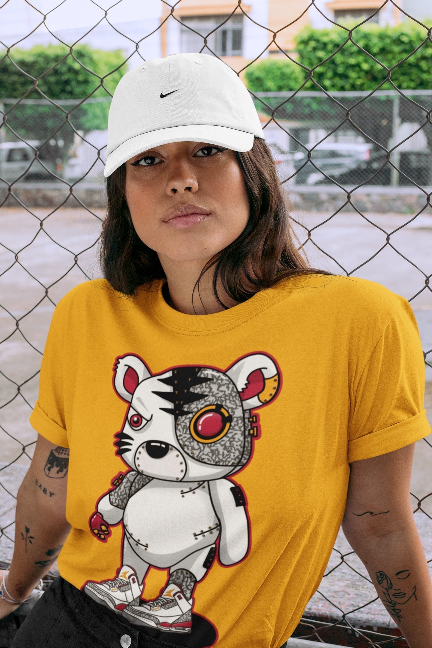 Jordan 3 Cardinal Shirt To Match Jordans Cyborg Tiger Sneaker Tees Jordan 3 Cardinal Drip Gear Zone Sneaker Matching Clothing Unisex Shirts