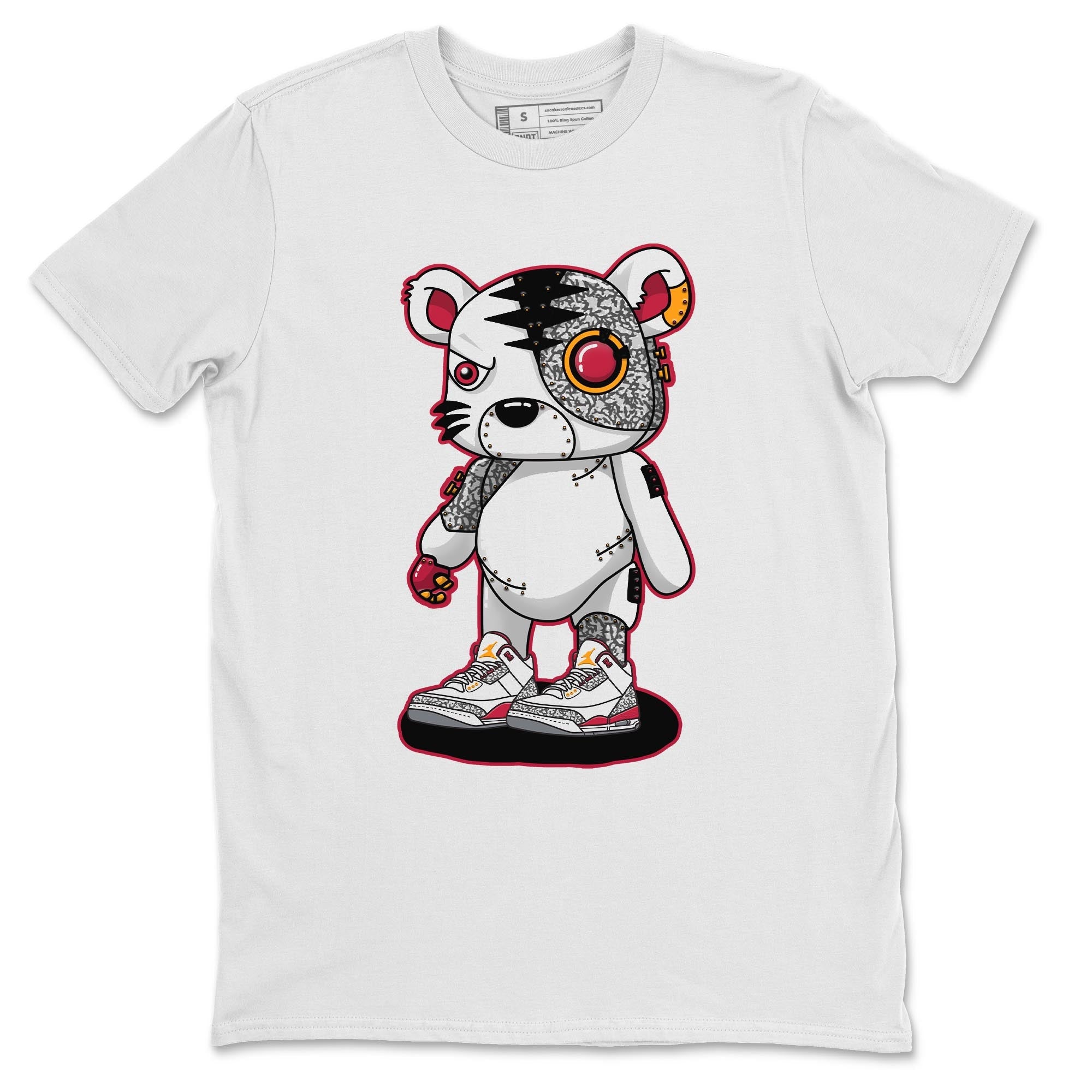 Jordan 3 Cardinal Shirt To Match Jordans Cyborg Tiger Sneaker Tees Jordan 3 Cardinal Drip Gear Zone Sneaker Matching Clothing Unisex Shirts