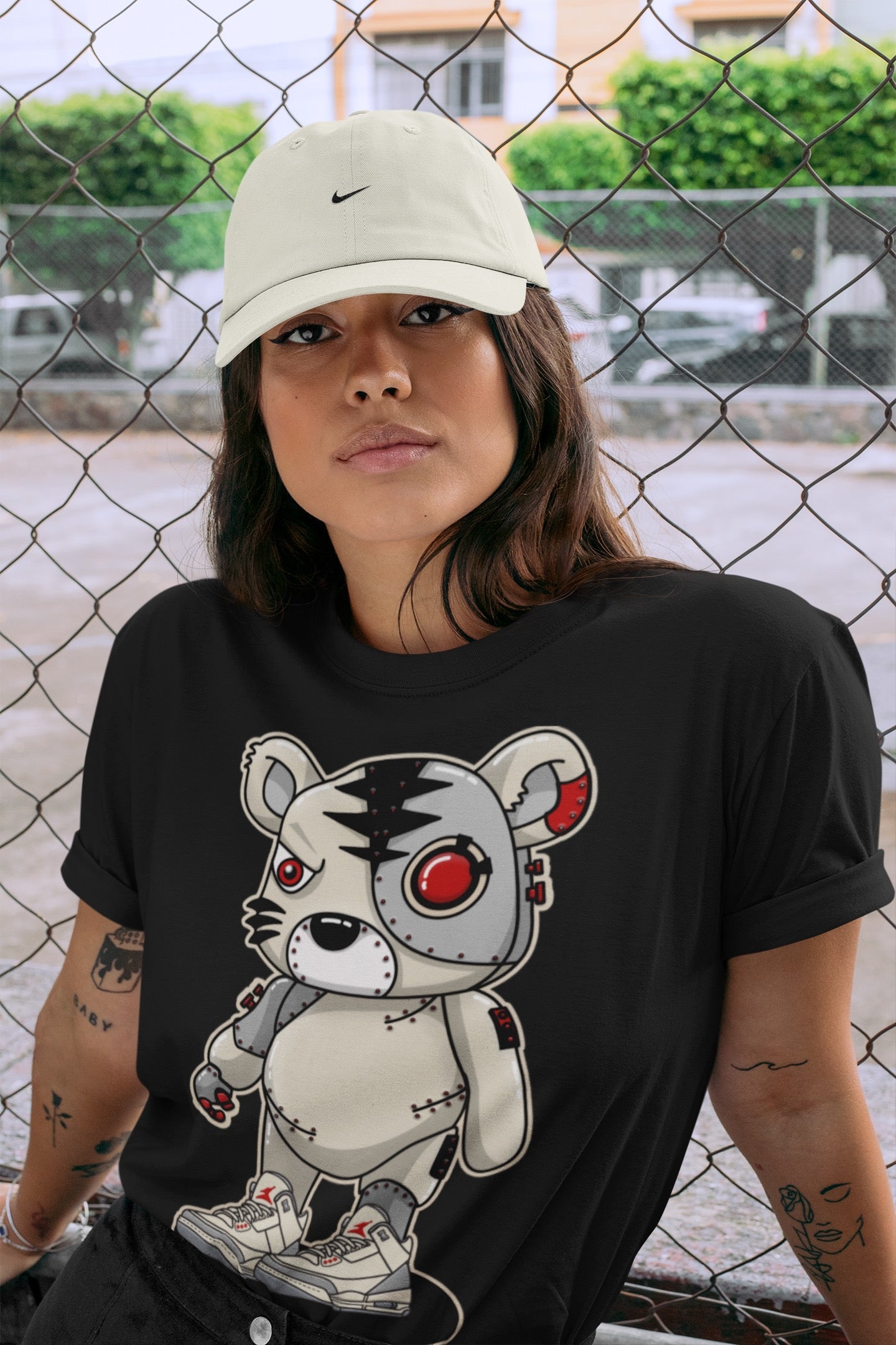 Jordan 3 Muslin Shirt To Match Jordans Cyborg Tiger Sneaker Tees Jordan 3 Muslin Drip Gear Zone Sneaker Matching Clothing Unisex Shirts