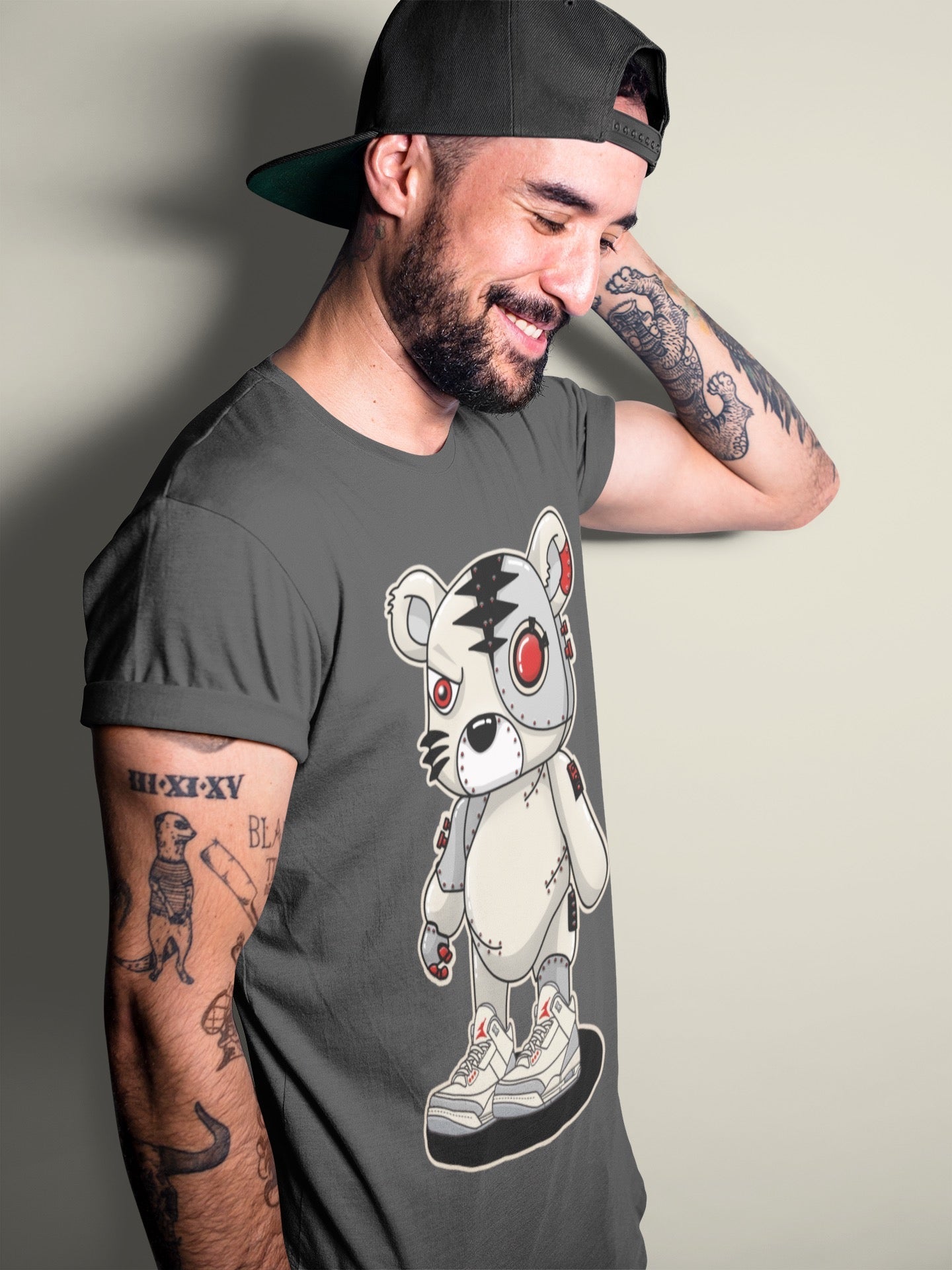 Jordan 3 Muslin Shirt To Match Jordans Cyborg Tiger Sneaker Tees Jordan 3 Muslin Drip Gear Zone Sneaker Matching Clothing Unisex Shirts