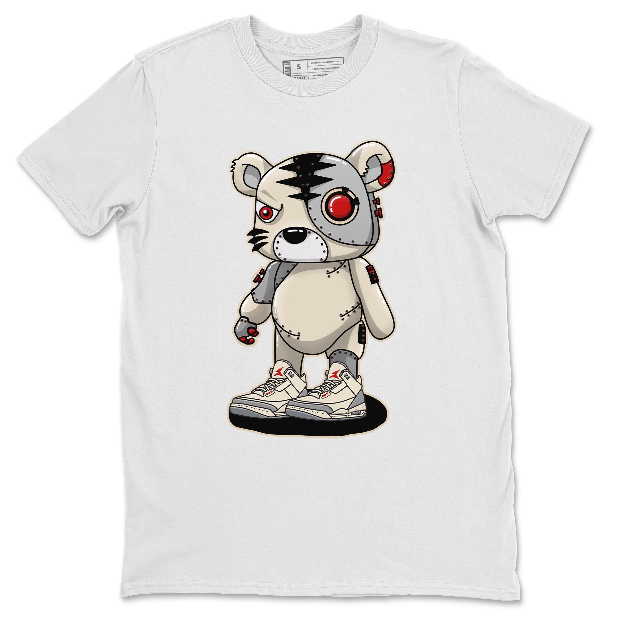 Jordan 3 Muslin Shirt To Match Jordans Cyborg Tiger Sneaker Tees Jordan 3 Muslin Drip Gear Zone Sneaker Matching Clothing Unisex Shirts