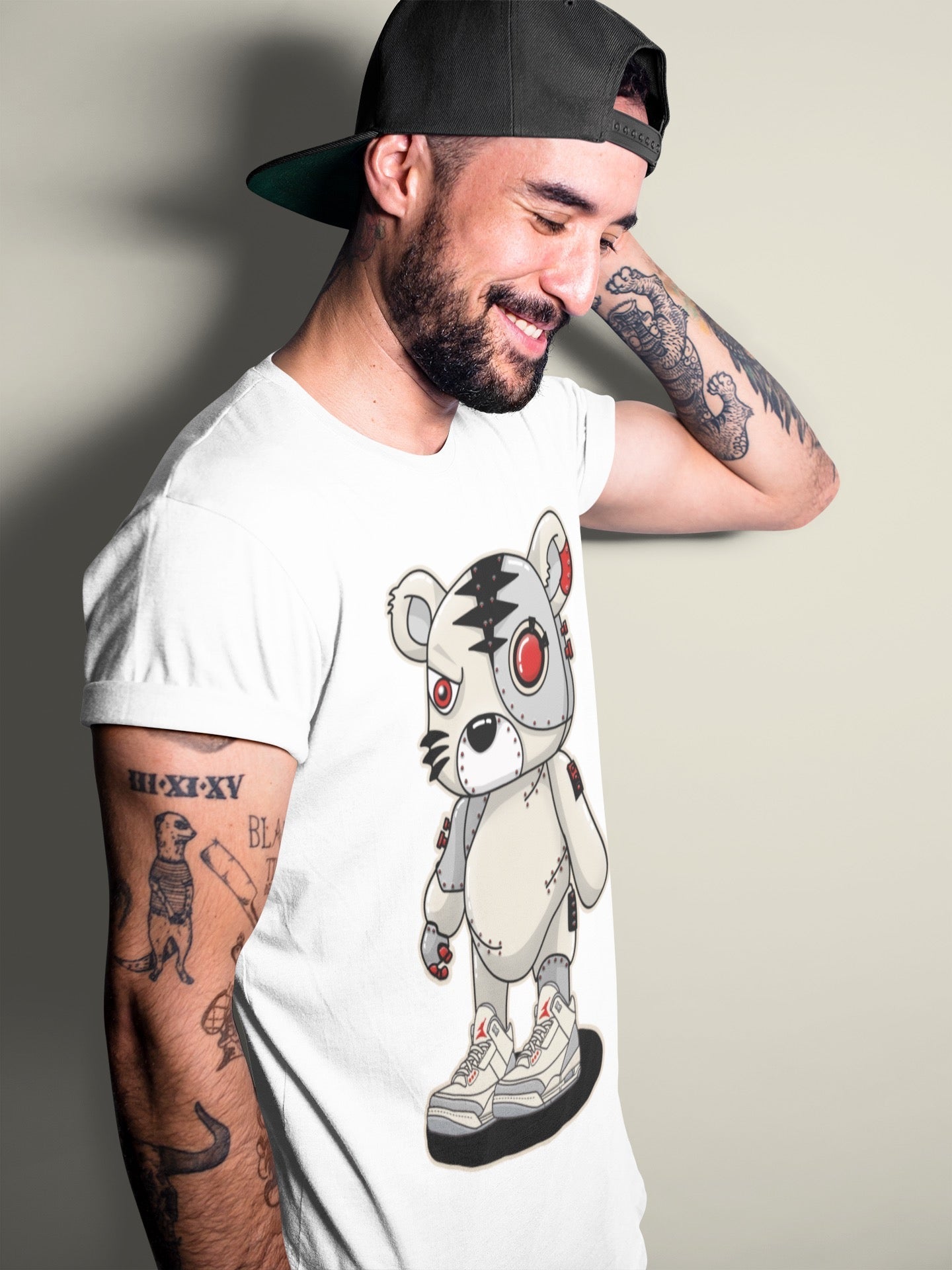 Jordan 3 Muslin Shirt To Match Jordans Cyborg Tiger Sneaker Tees Jordan 3 Muslin Drip Gear Zone Sneaker Matching Clothing Unisex Shirts