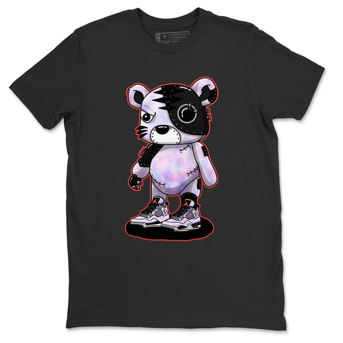 Jordan 4 Zen Master Sneaker Matching T-Shirt Cyborg Tiger Sneaker Tees Jordan 4 Zen Master Sneaker Release Tees Crew Neck Tees
