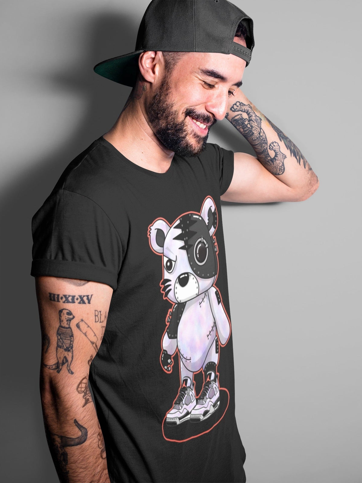 Jordan 4 Zen Master Sneaker Matching T-Shirt Cyborg Tiger Sneaker Tees Jordan 4 Zen Master Sneaker Release Tees Crew Neck Tees