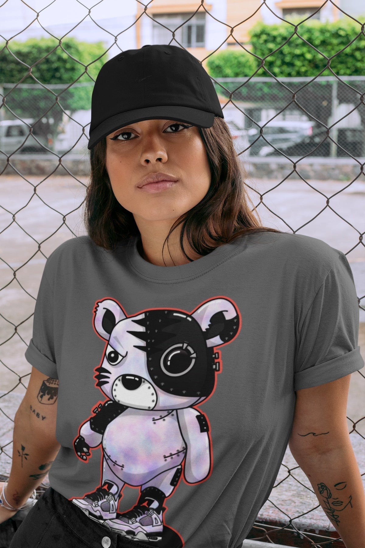 Jordan 4 Zen Master Sneaker Matching T-Shirt Cyborg Tiger Sneaker Tees Jordan 4 Zen Master Sneaker Release Tees Crew Neck Tees