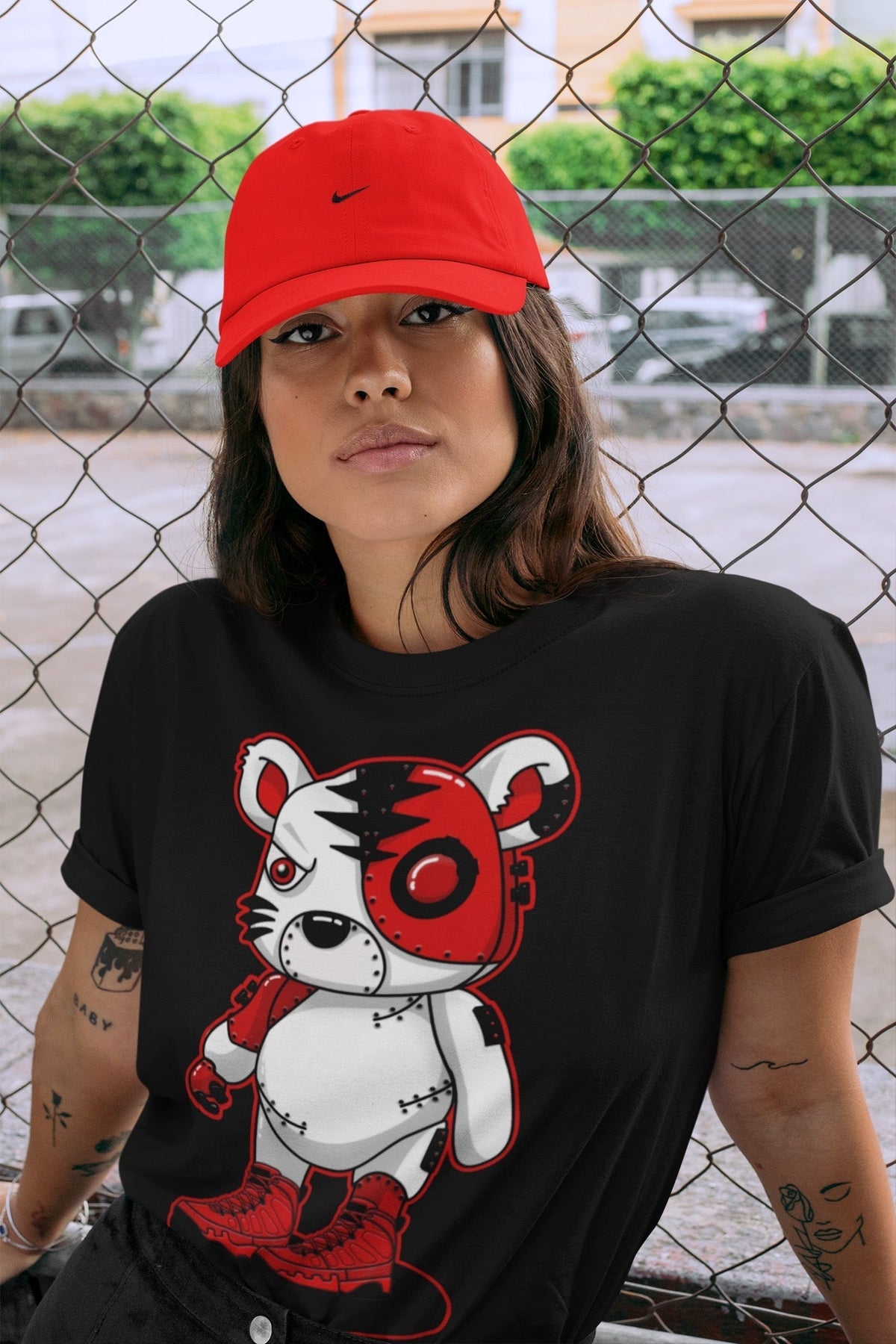 Jordan 9 Chile Red Shirt To Match Jordans Cyborg Tiger Sneaker Tees Jordan 9 Chile Red Drip Gear Zone Sneaker Matching Clothing Unisex Shirts