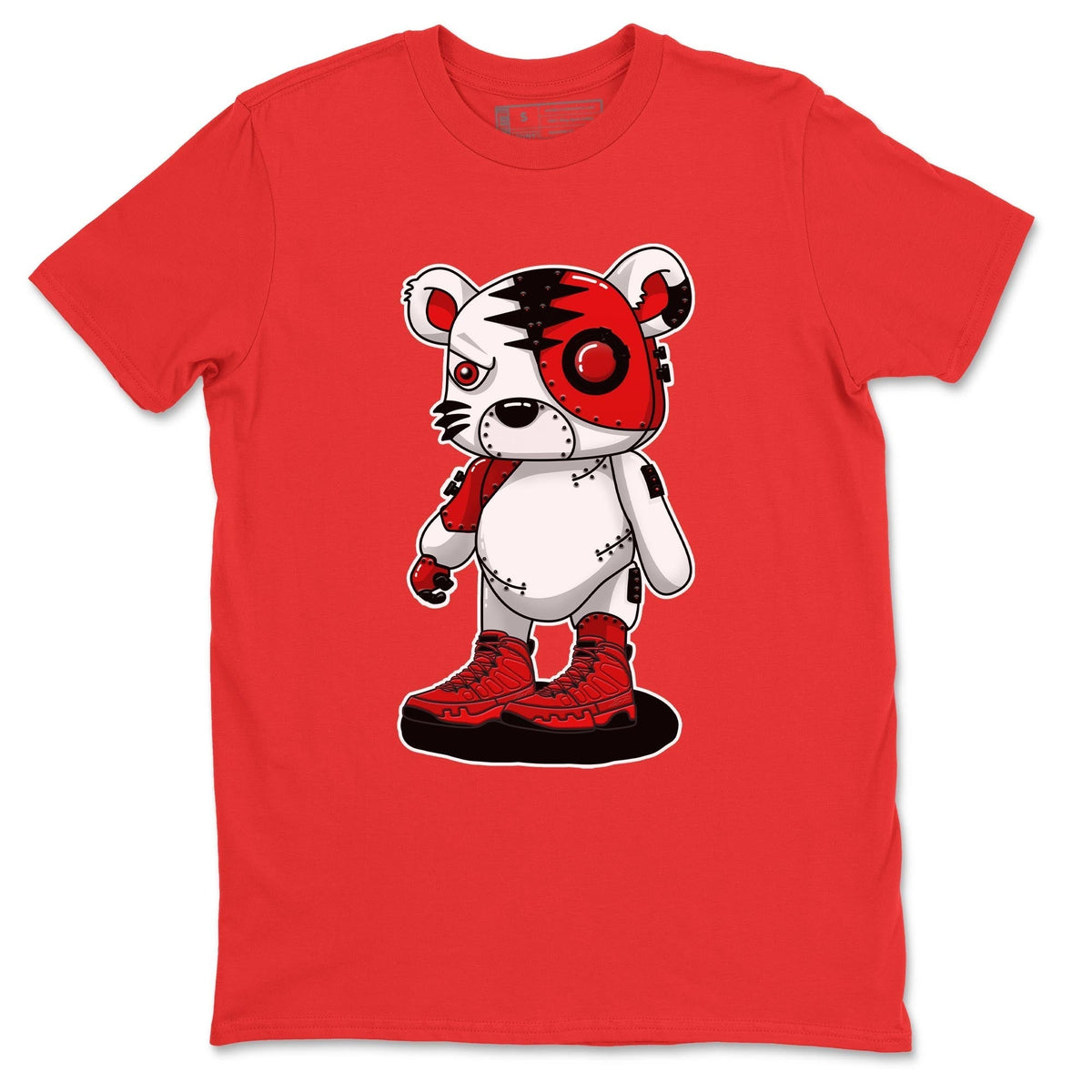 Jordan 9 Chile Red Shirt To Match Jordans Cyborg Tiger Sneaker Tees Jordan 9 Chile Red Drip Gear Zone Sneaker Matching Clothing Unisex Shirts
