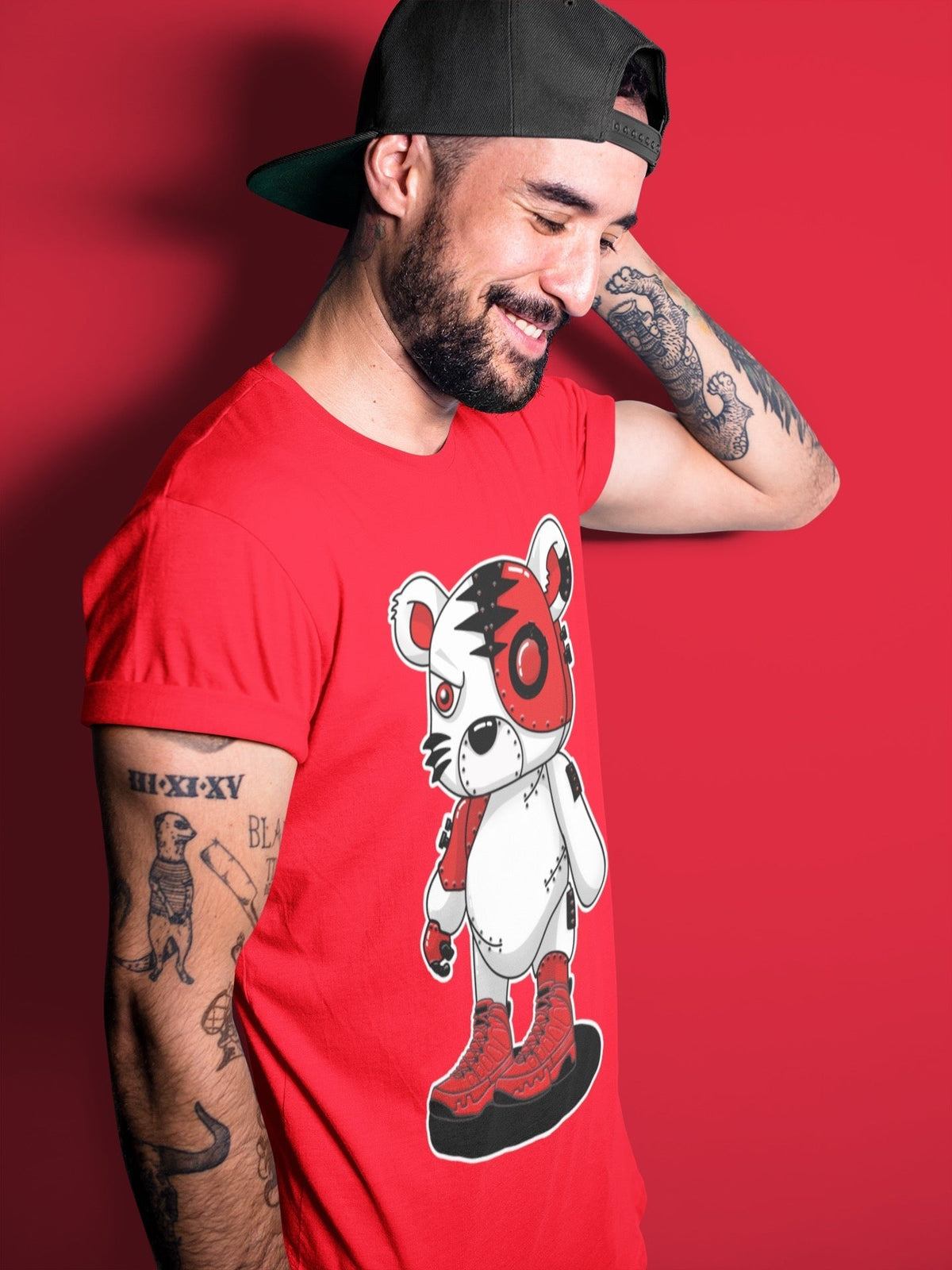 Jordan 9 Chile Red Shirt To Match Jordans Cyborg Tiger Sneaker Tees Jordan 9 Chile Red Drip Gear Zone Sneaker Matching Clothing Unisex Shirts