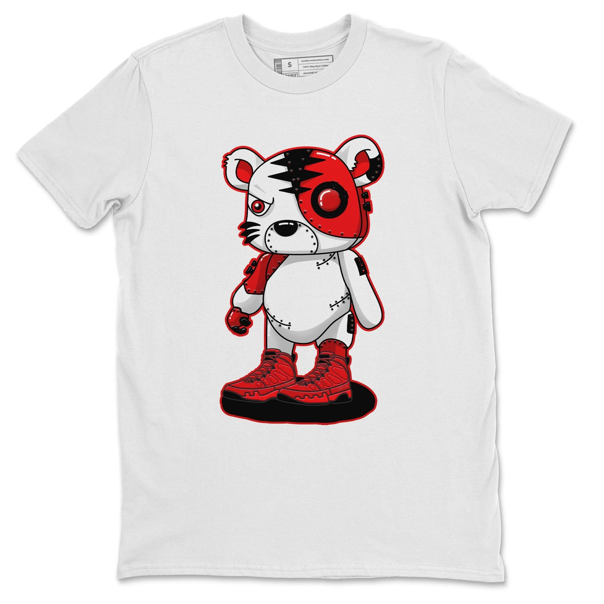 Jordan 9 Chile Red Shirt To Match Jordans Cyborg Tiger Sneaker Tees Jordan 9 Chile Red Drip Gear Zone Sneaker Matching Clothing Unisex Shirts
