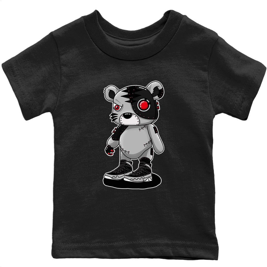 Jordan 9 Particle Grey Shirt To Match Jordans Cyborg Tiger Sneaker Tees Jordan 9 Particle Grey Drip Gear Zone Sneaker Matching Clothing Kids Shirts