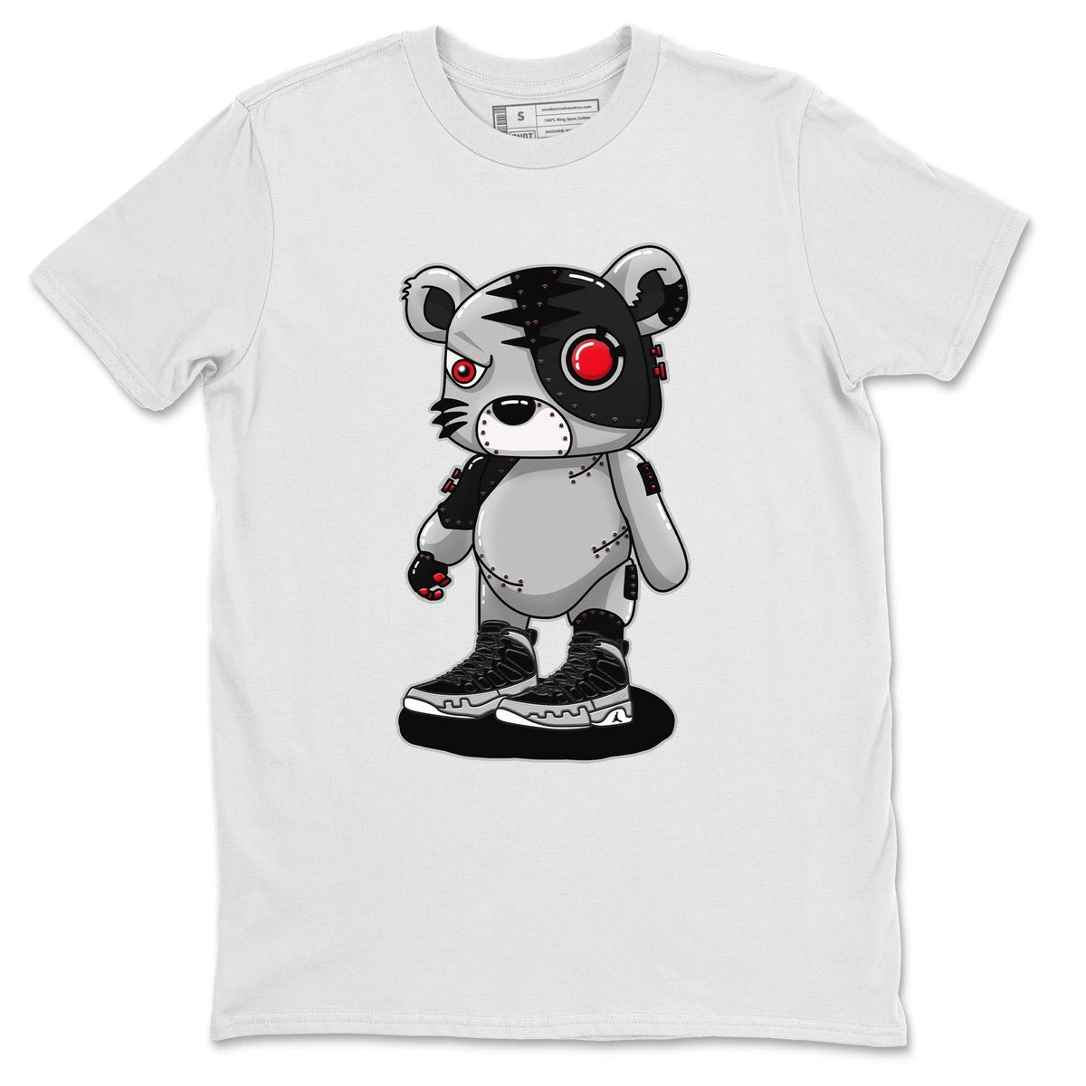 Jordan 9 Particle Grey Shirt To Match Jordans Cyborg Tiger Sneaker Tees Jordan 9 Particle Grey Drip Gear Zone Sneaker Matching Clothing Unisex Shirts