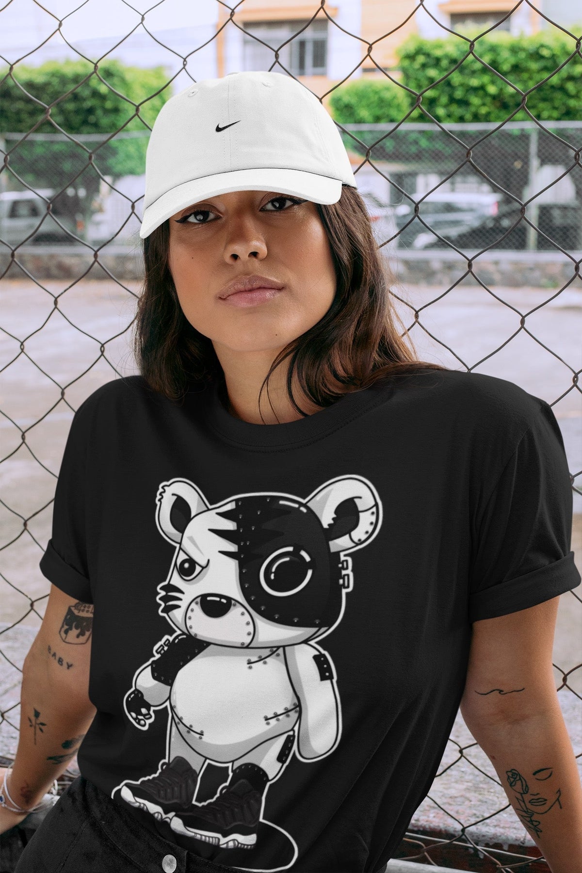 Jordan 11 72-10 Sneaker Matching T-Shirt Cyborg Tiger Sneaker Tees Jordan 11 72-10 Sneaker Release Tees Crew Neck Tees