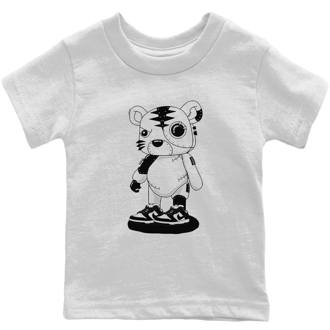 Dunk Panda Sneaker Match Tees Cyborg Tiger Sneaker Tees Dunk Panda Jordan to match sneaker T-Shirt Kids Shirts