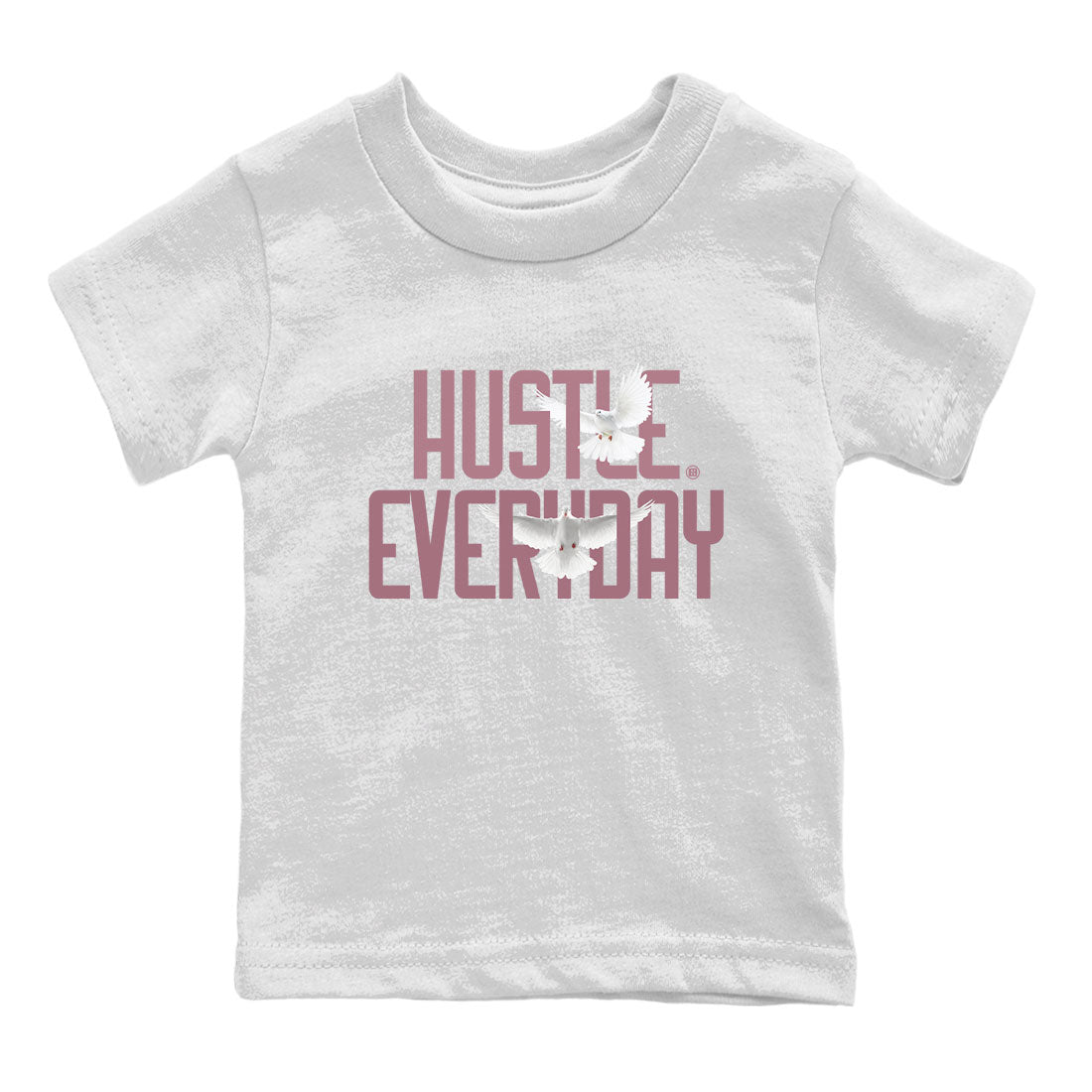 Air Jordan 1 High OG WMNS Mauve shirt to match jordans Daily Hustle crew neck streetwear t-shirt Air Jordan 1 Mauve Drip Gear Zone Baby Toddler White 2 Sneaker Matching Tee
