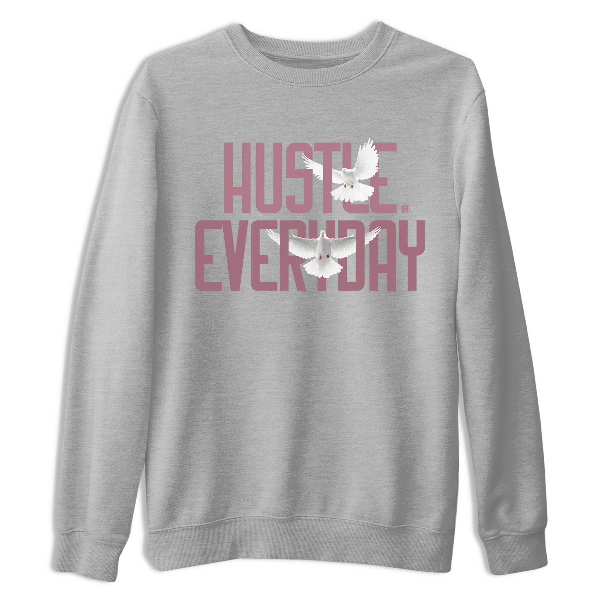 Air Jordan 1 High OG WMNS Mauve shirt to match jordans Daily Hustle crew neck streetwear t-shirt Air Jordan 1 Mauve Drip Gear Zone Unisex Heather Grey 2 Sneaker Matching Tee