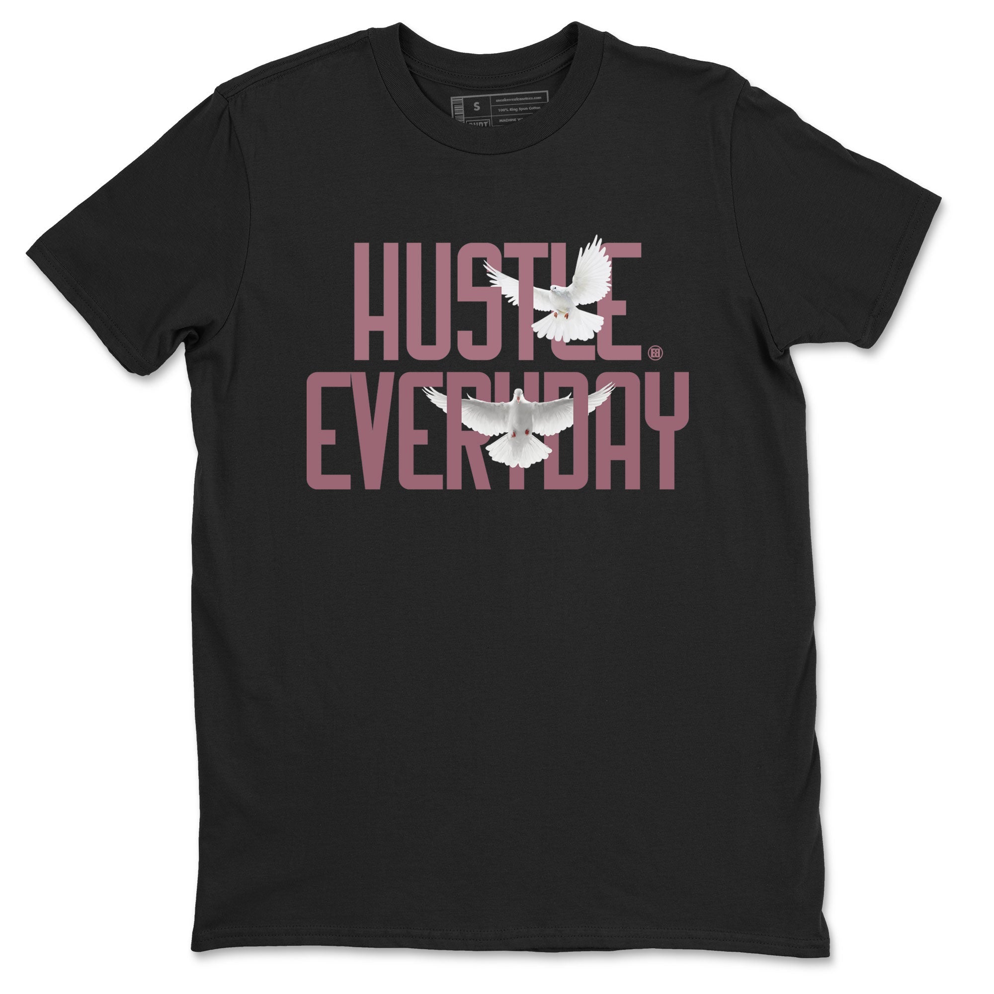 Air Jordan 1 High OG WMNS Mauve shirt to match jordans Daily Hustle crew neck streetwear t-shirt Air Jordan 1 Mauve Drip Gear Zone Unisex Black 2 Sneaker Matching Tee
