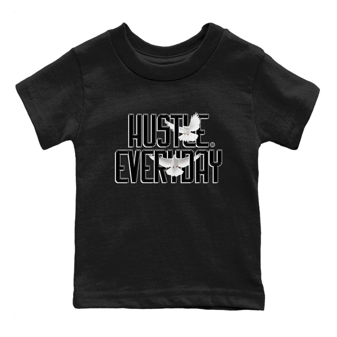 AJ11 Gratitude sneaker shirt to match jordans Daily Hustle sneaker tees Air Jordan 11 Gratitude Drip Gear Zone Baby Toddler Black 2 T-Shirt