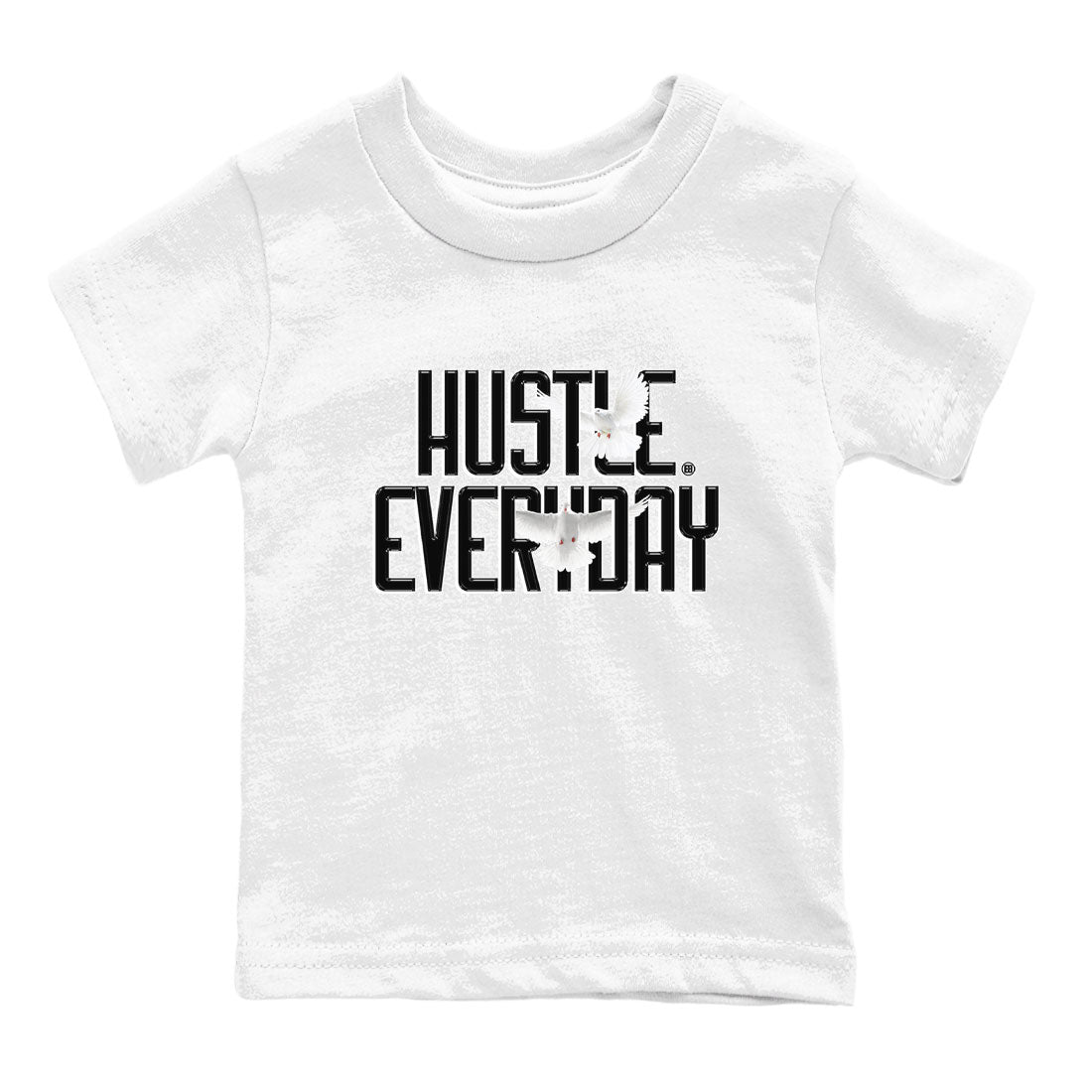 AJ11 Gratitude sneaker shirt to match jordans Daily Hustle sneaker tees Air Jordan 11 Gratitude Drip Gear Zone Baby Toddler White 2 T-Shirt