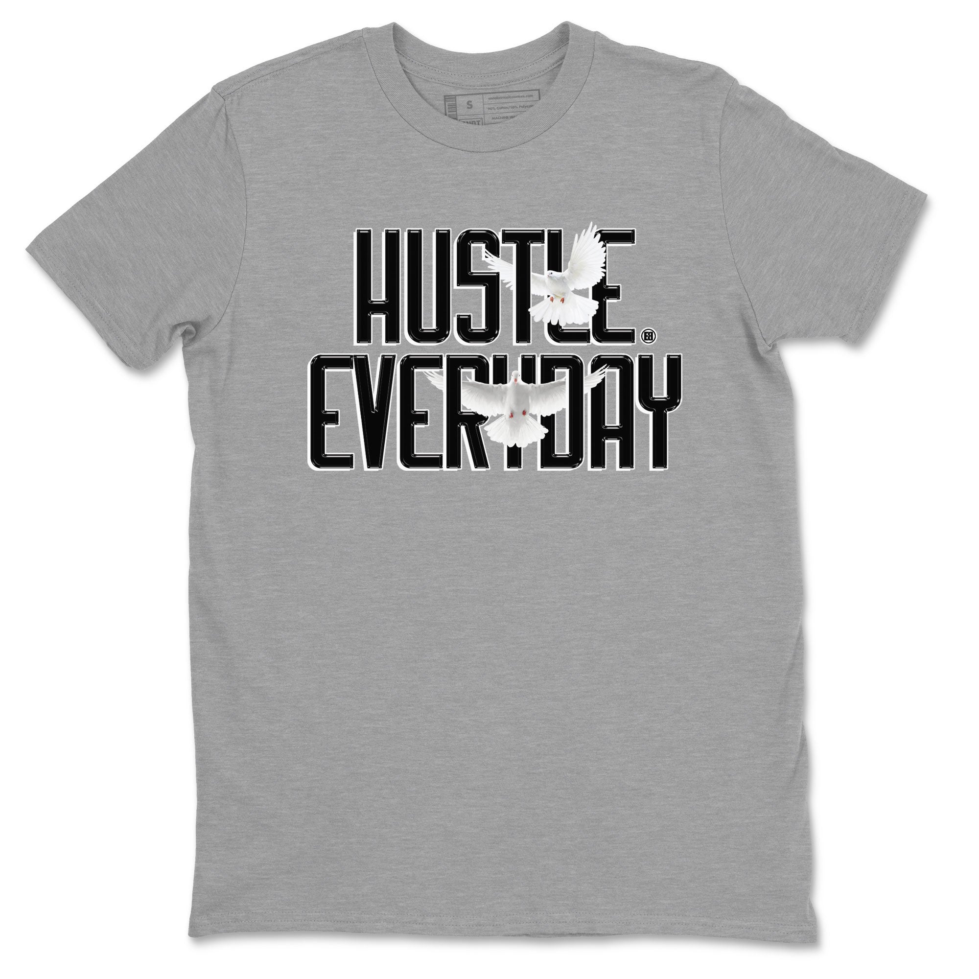 AJ11 Gratitude sneaker shirt to match jordans Daily Hustle sneaker tees Air Jordan 11 Gratitude Drip Gear Zone Crew Neck Unisex Cotton Sneaker T-Shirt Heather Grey 2 T-Shirt