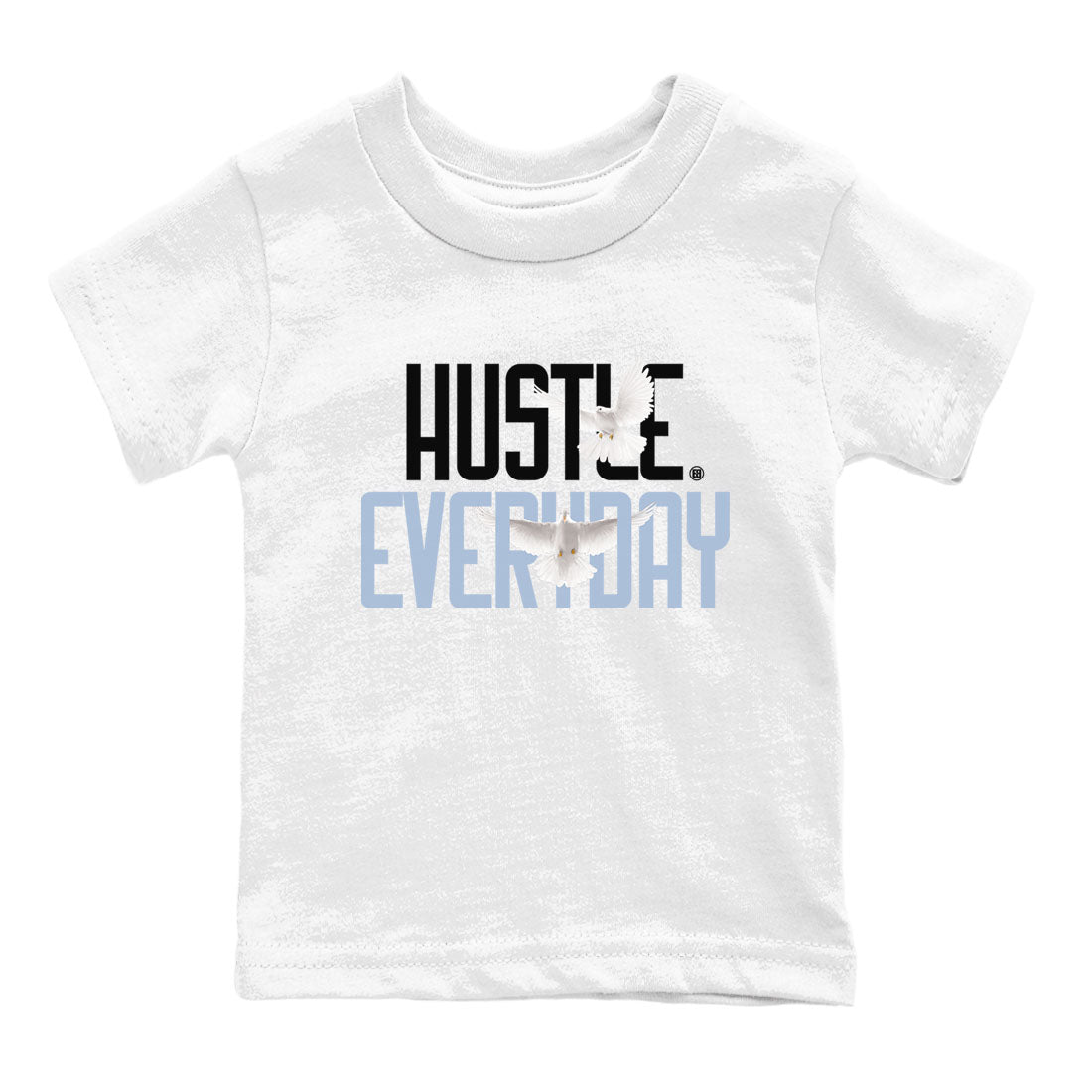 13s Blue Grey shirt to match jordans Daily Hustle sneaker tees Air Jordan 13 Blue Grey Drip Gear Zone baby toddler White 2 cotton Shirt