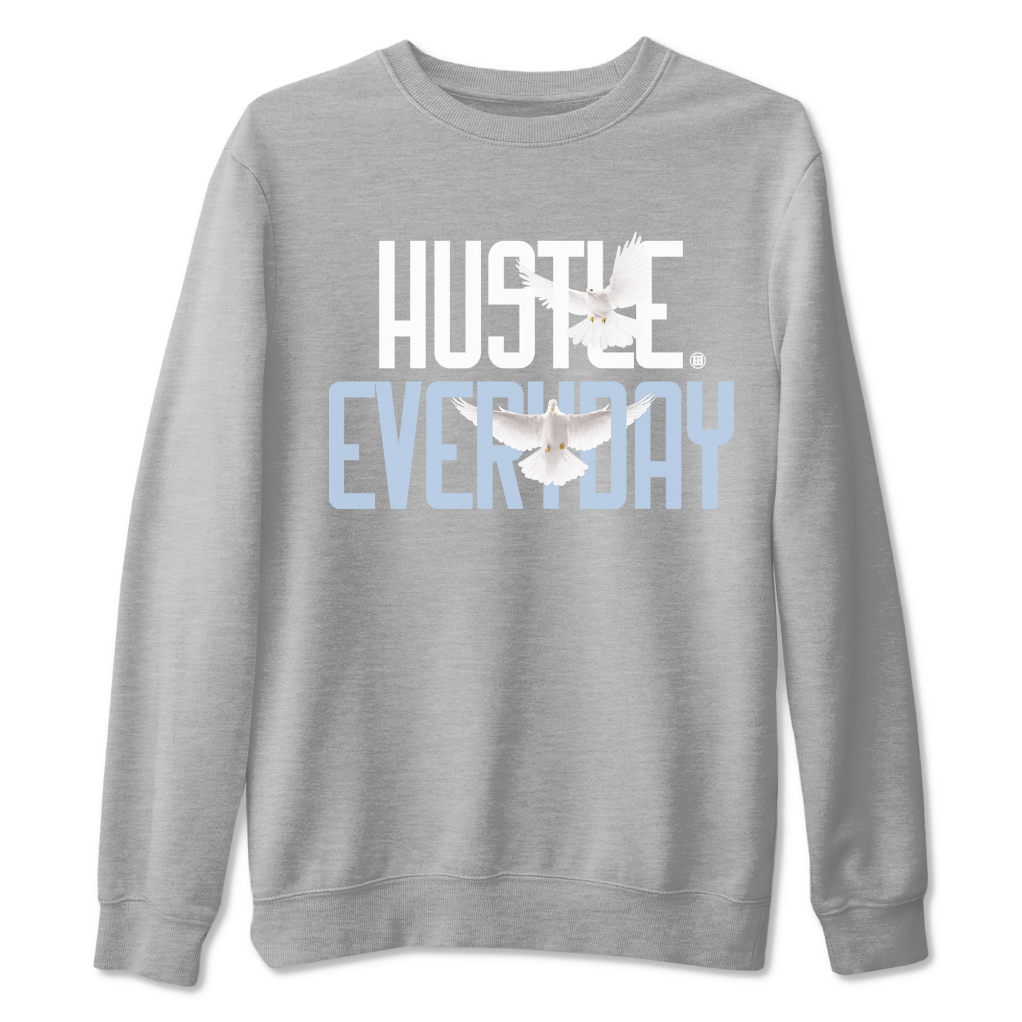 13s Blue Grey shirt to match jordans Daily Hustle sneaker tees Air Jordan 13 Blue Grey Drip Gear Zone unisex cotton Heather Grey 2 crew neck shirt