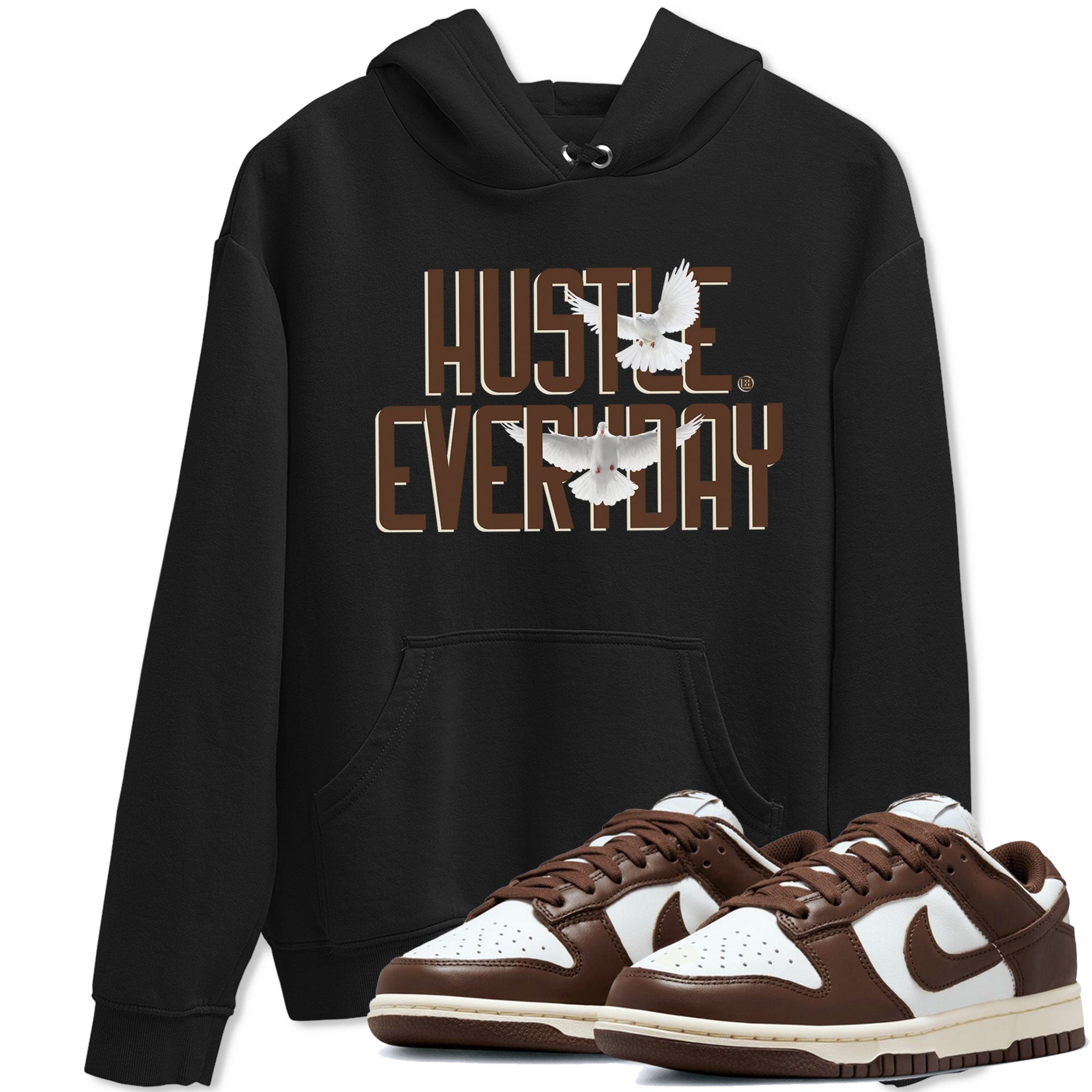 Dunk Low WMNS Cacao Wow sneaker sneaker shirt to match jordans Daily Hustle sneaker match tees Dunk Cacao Wow Drip Gear Zones Short Sleeve Unisex Cotton Sneaker Matching T-Shirt Black 1 T-Shirt