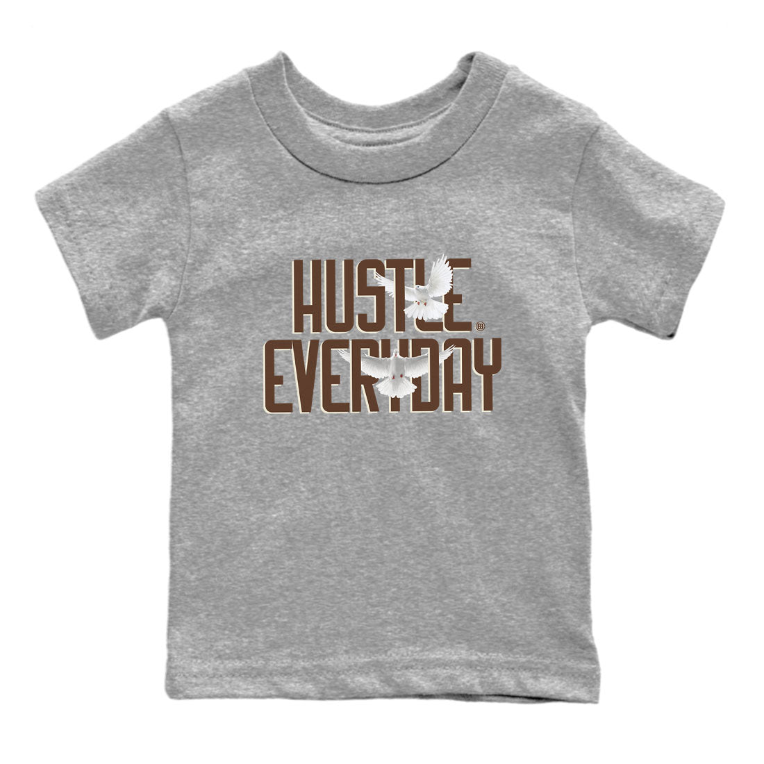 Dunk Low WMNS Cacao Wow sneaker sneaker shirt to match jordans Daily Hustle sneaker match tees Dunk Cacao Wow Drip Gear Zone Baby Toddler Heather Grey 2 T-Shirt