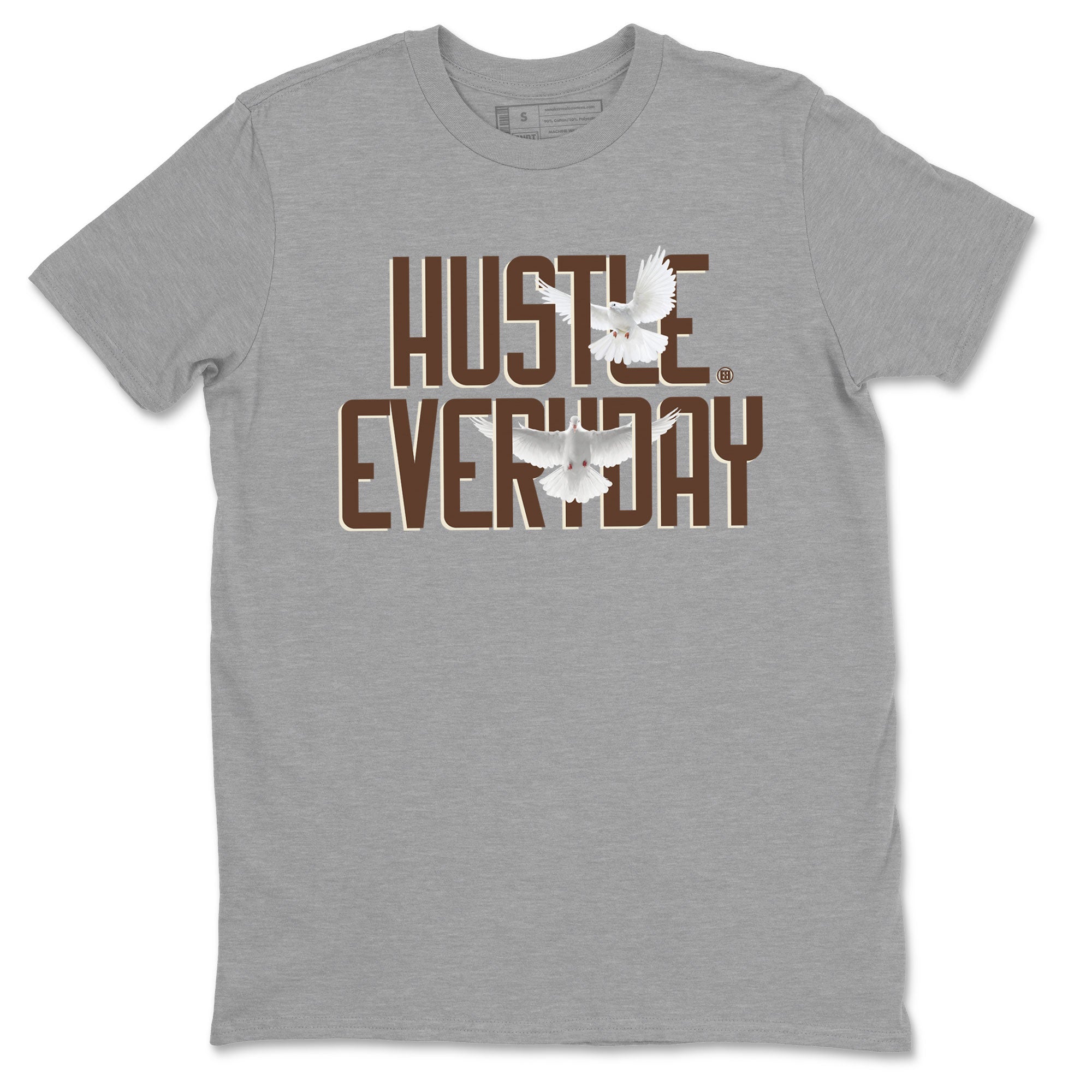 Dunk Low WMNS Cacao Wow sneaker shirt to match jordans Daily Hustle sneaker tees Dunk Cacao Wow Drip Gear Zone Crew Neck Unisex Cotton Sneaker T-Shirt Heather Grey 2 T-Shirt